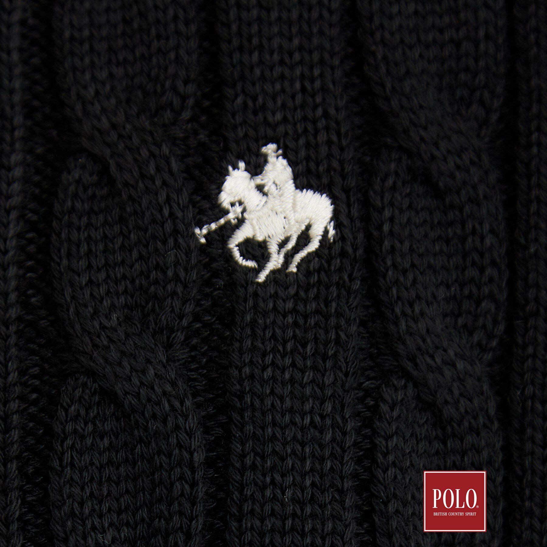 THE SHOP TK「POLO BCS/ケーブル5分袖ニット」|ニット・セーター|