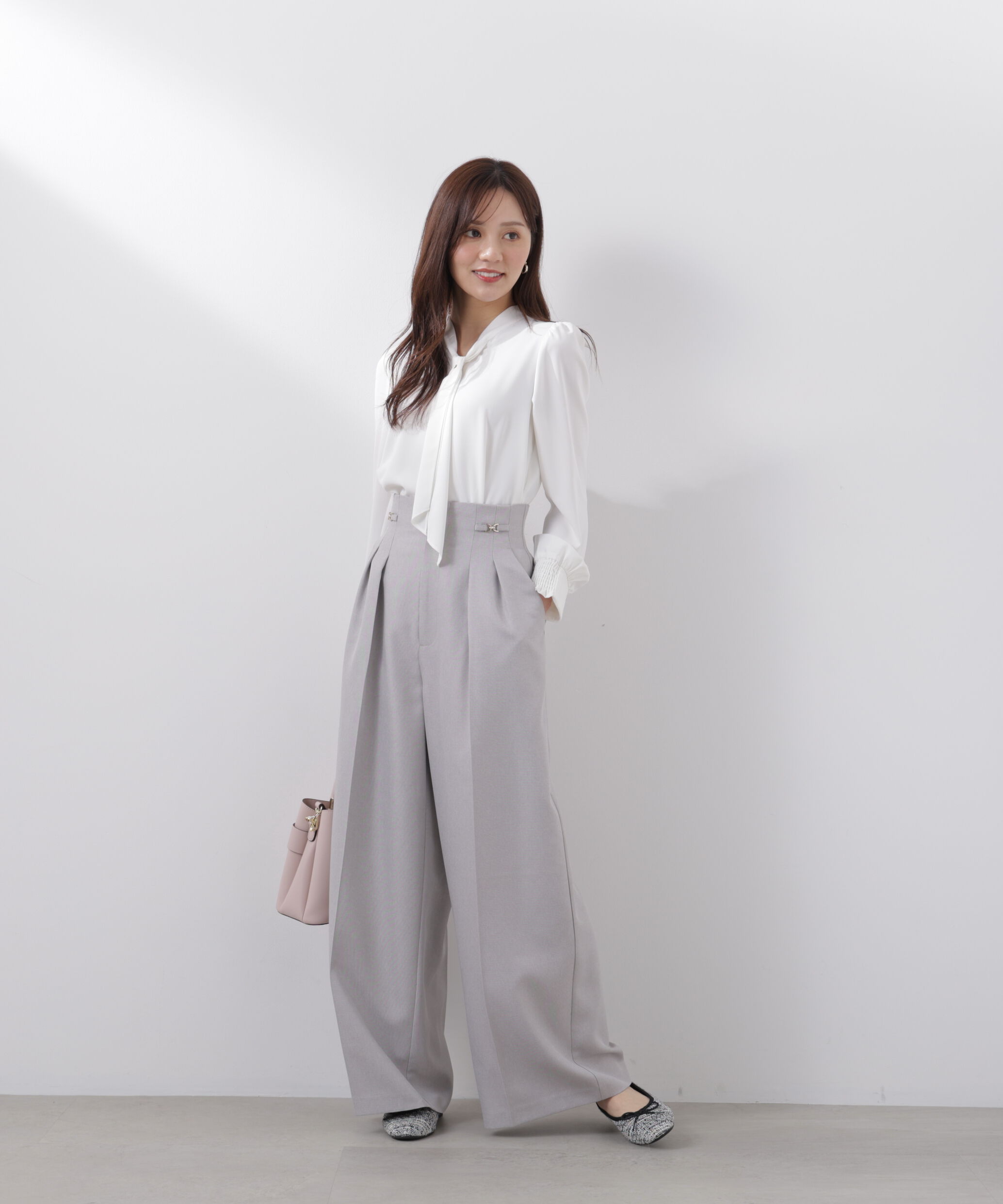 PROPORTION BODY DRESSING「ビットハイウエストワイドパンツ　26SS」|その他|