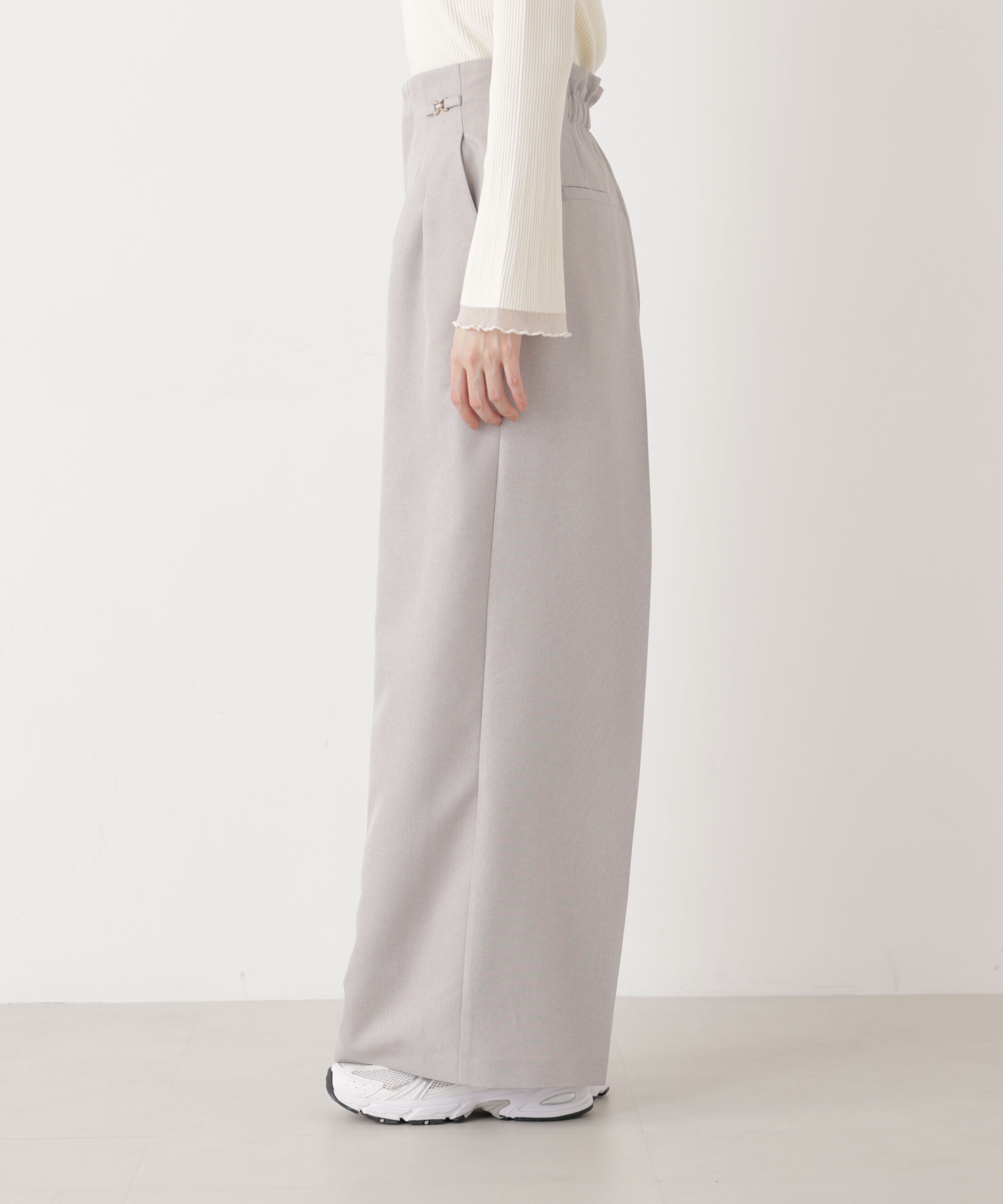 PROPORTION BODY DRESSING「ビットハイウエストワイドパンツ　26SS」|その他|
