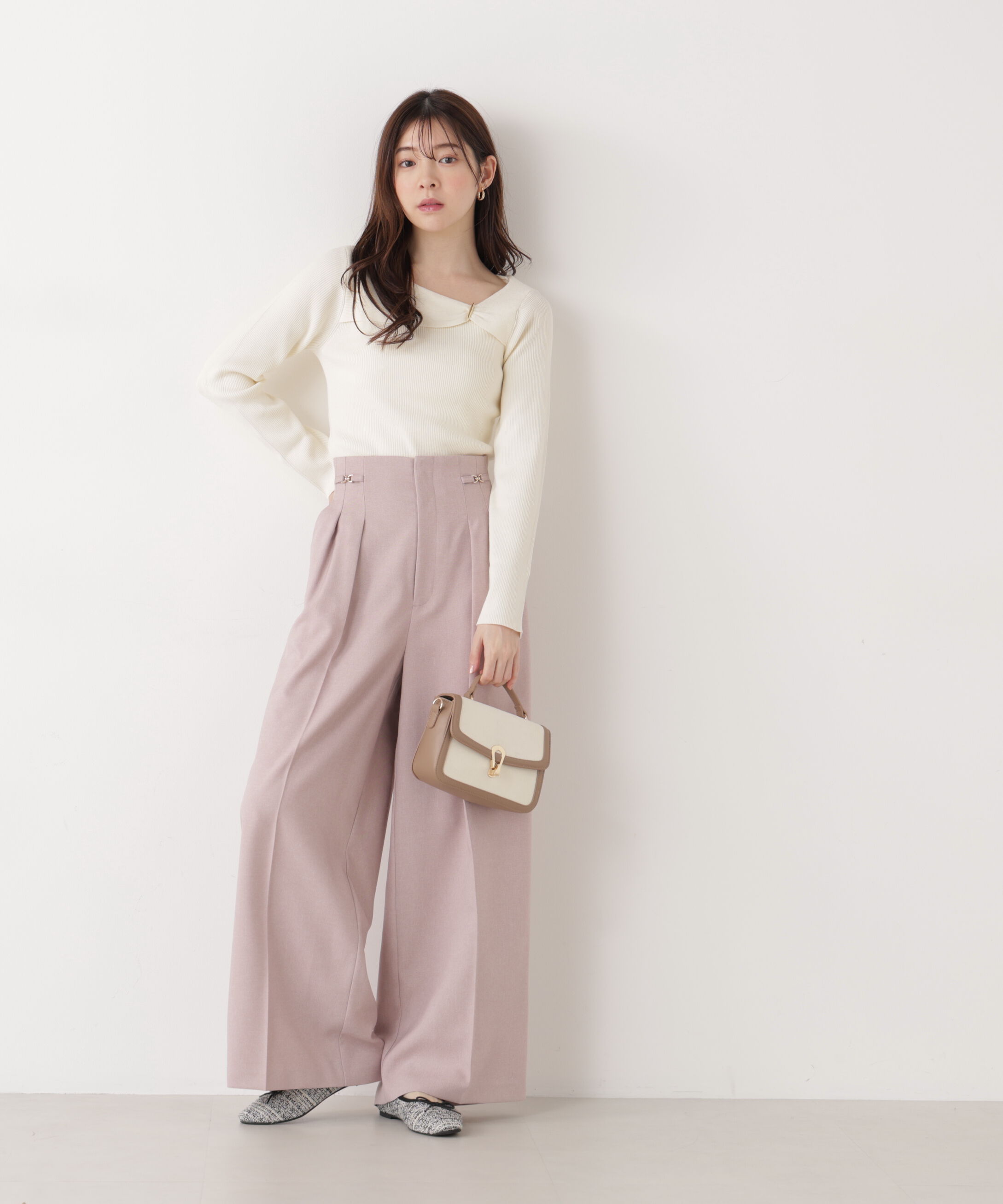 PROPORTION BODY DRESSING「ビットハイウエストワイドパンツ　26SS」|その他|
