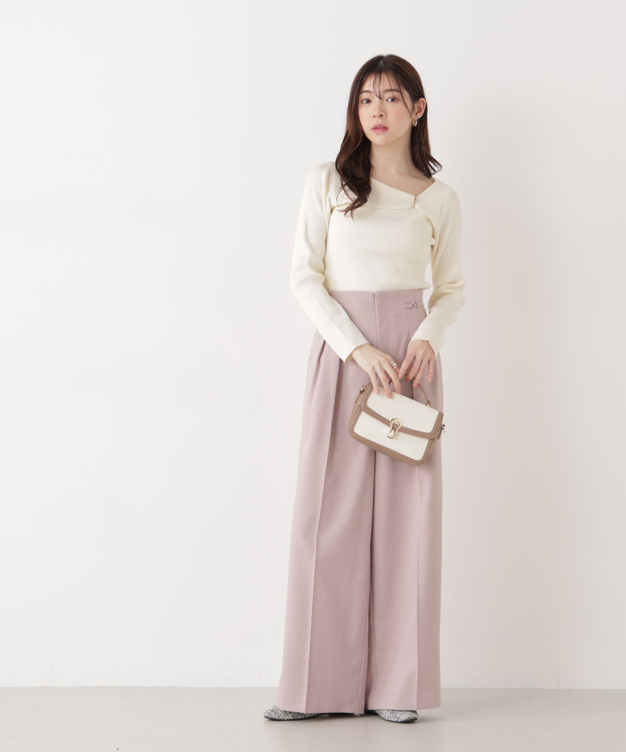 PROPORTION BODY DRESSING「ビットハイウエストワイドパンツ　26SS」|その他|