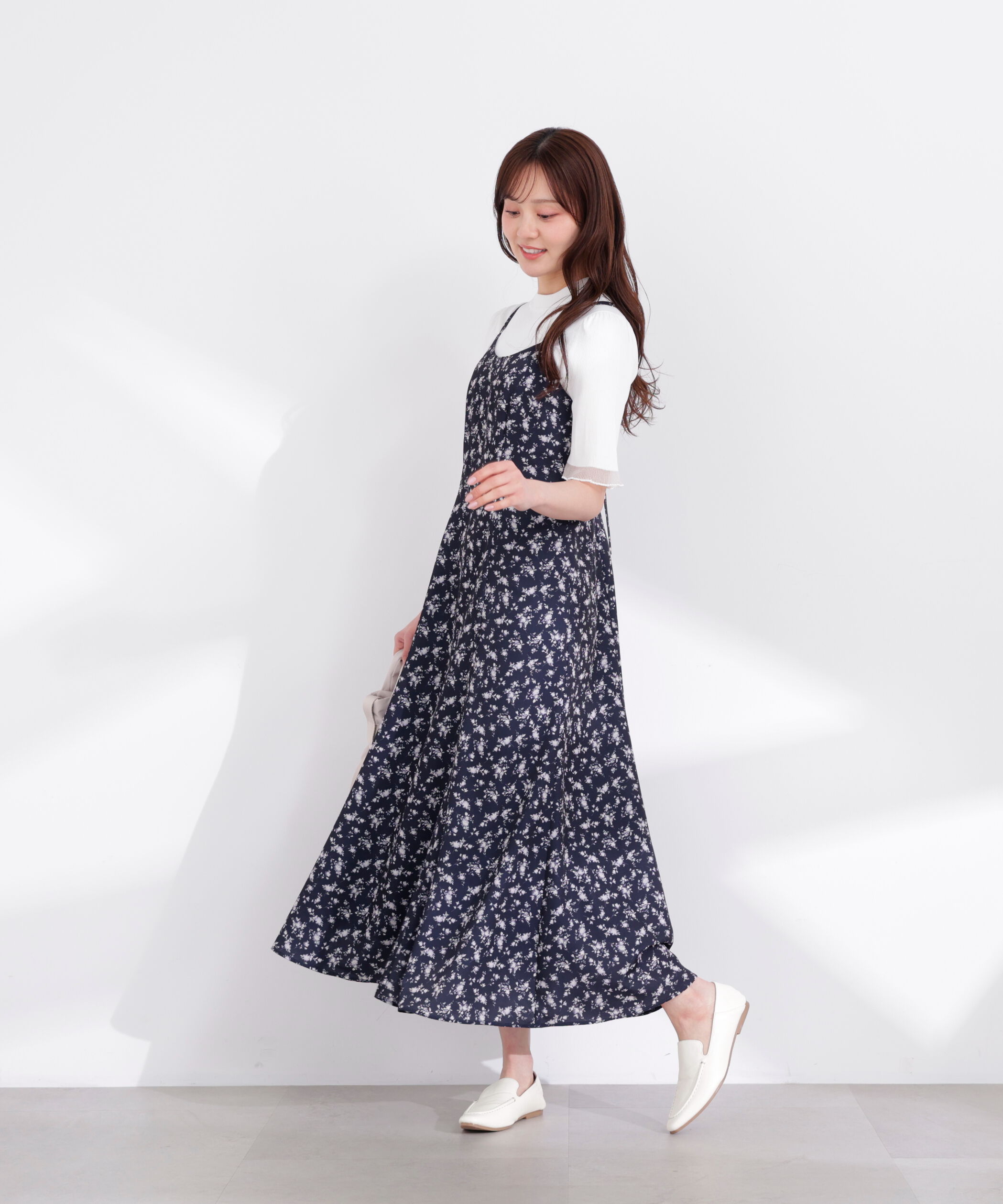 PROPORTION BODY DRESSING「部分シアー半袖ニット 26SS」|ニット・セーター|