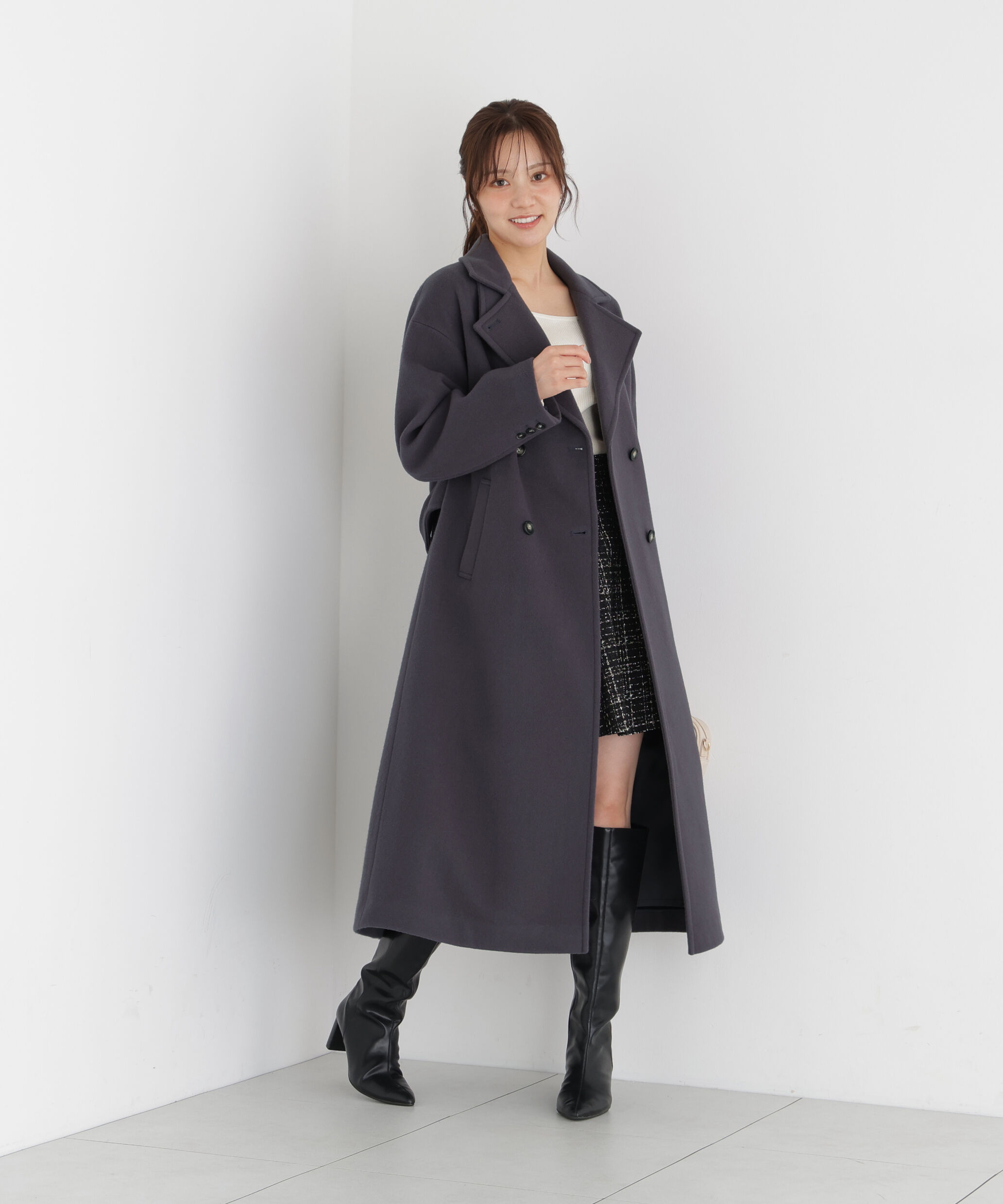PROPORTION BODY DRESSING「パールチェーン付きニットトップス」|ニット・セーター|