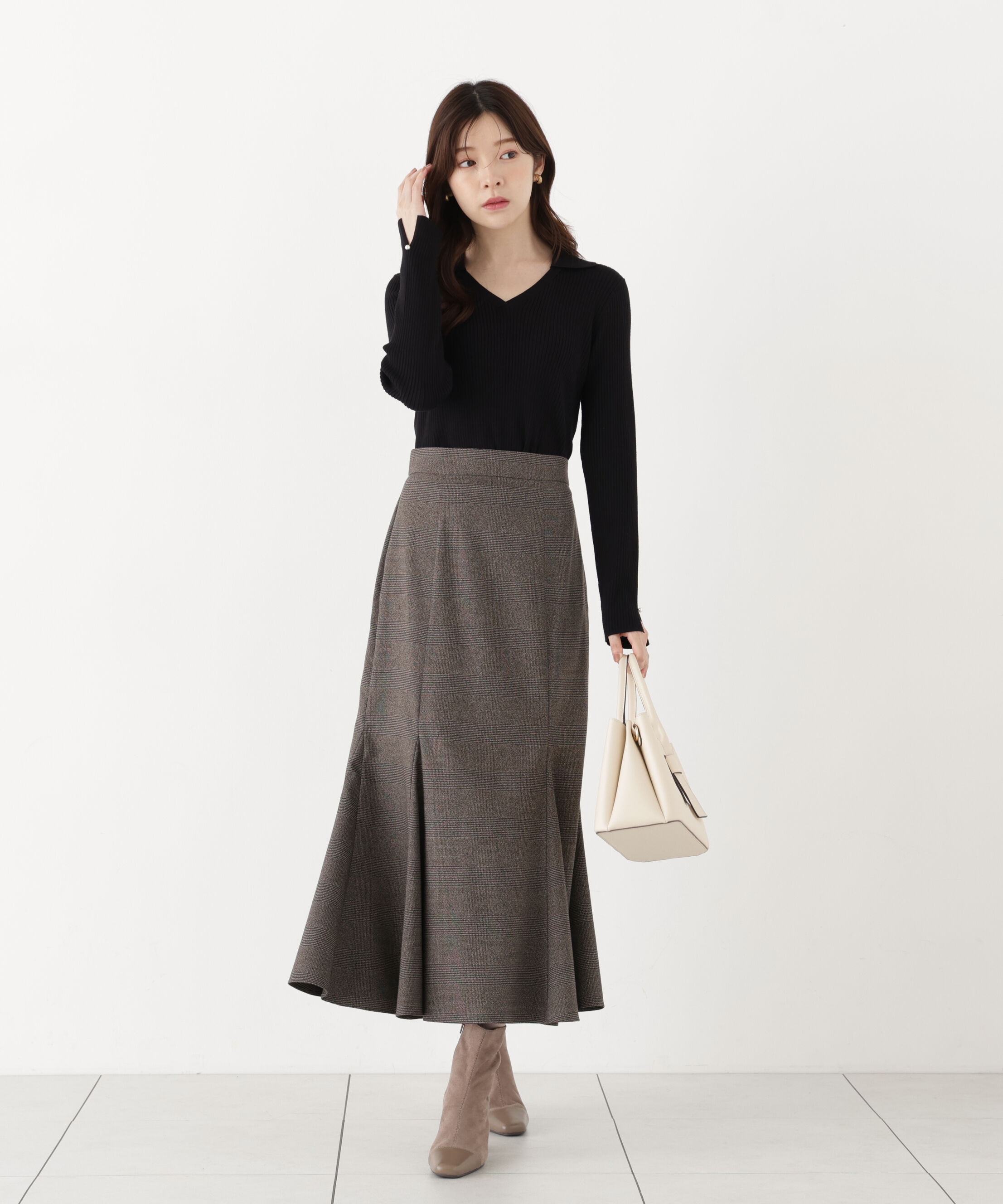 PROPORTION BODY DRESSING「レディースキッパーリブニット 26AW」|ニット・セーター|