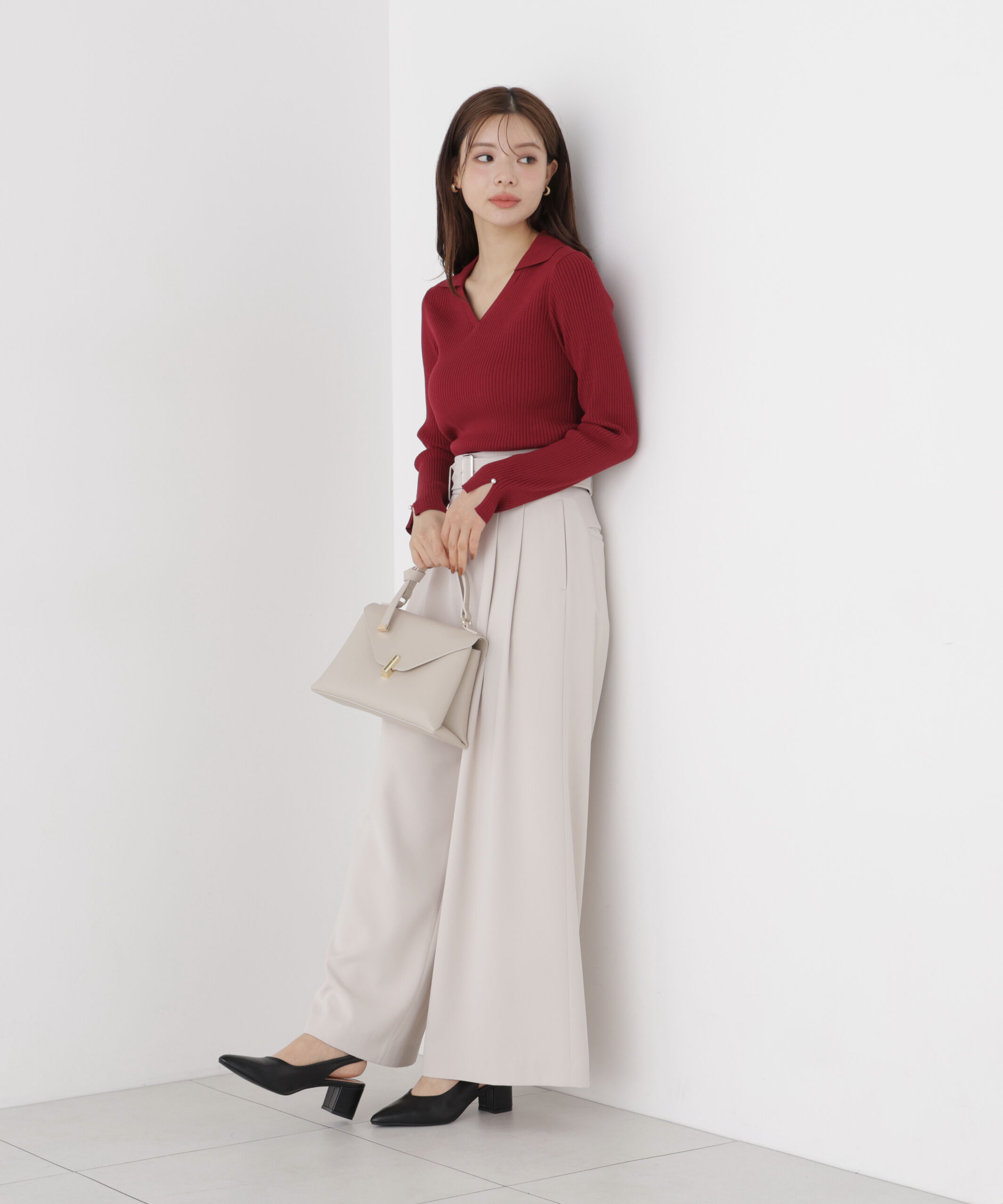 PROPORTION BODY DRESSING「レディースキッパーリブニット 26AW」|ニット・セーター|