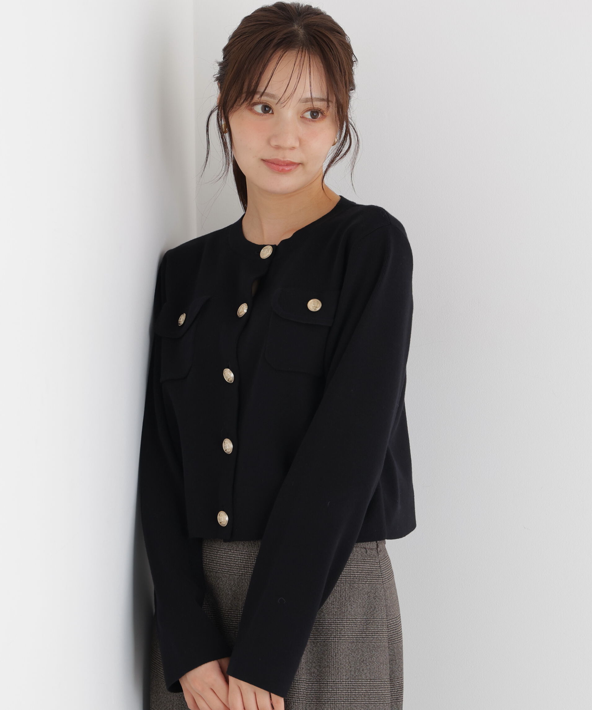 PROPORTION BODY DRESSING「シルク混カーディガン 26AW」|カーディガン|