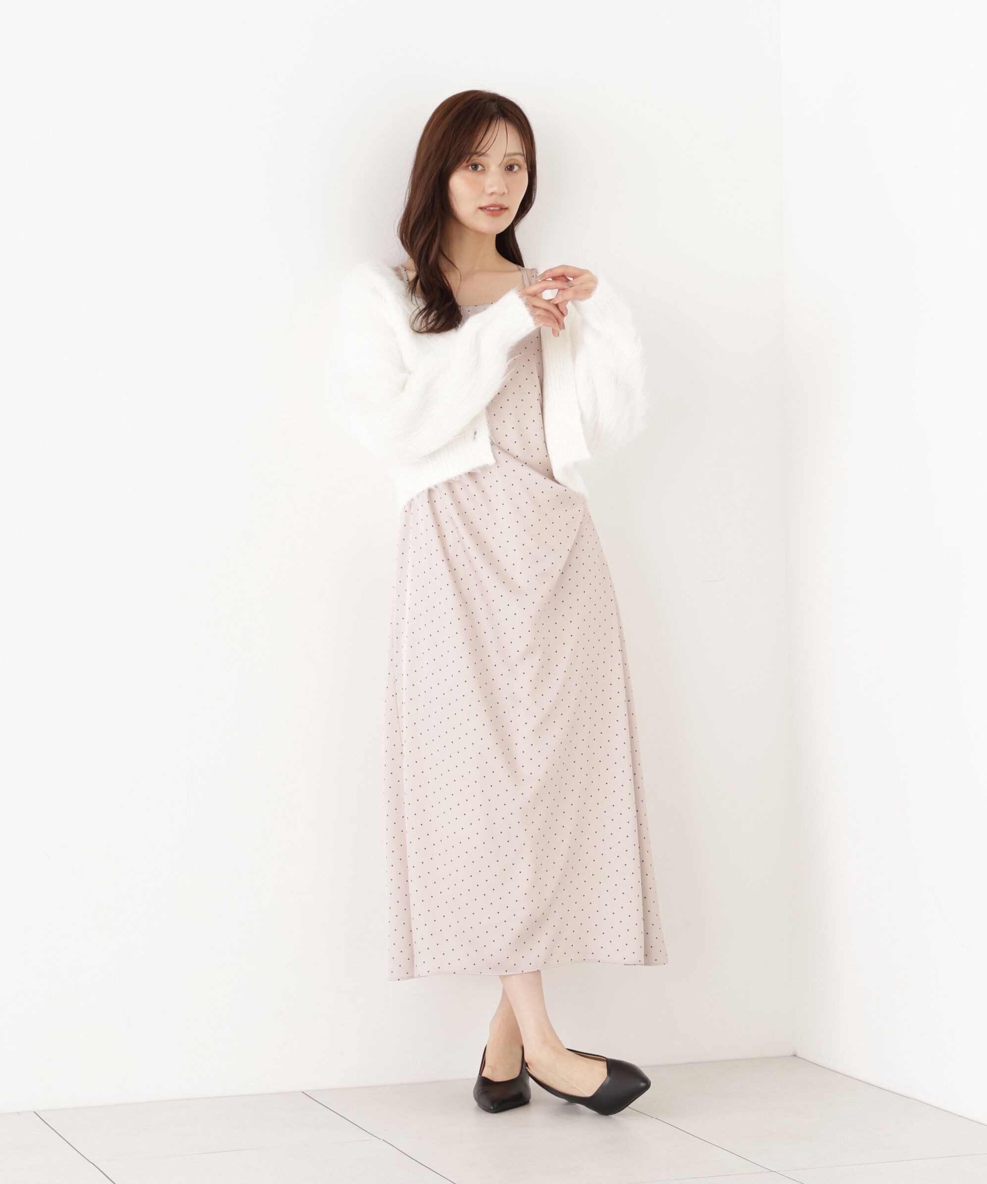PROPORTION BODY DRESSING「＜加藤栞さん着用＞シャギーショートカーディガン」|カーディガン|