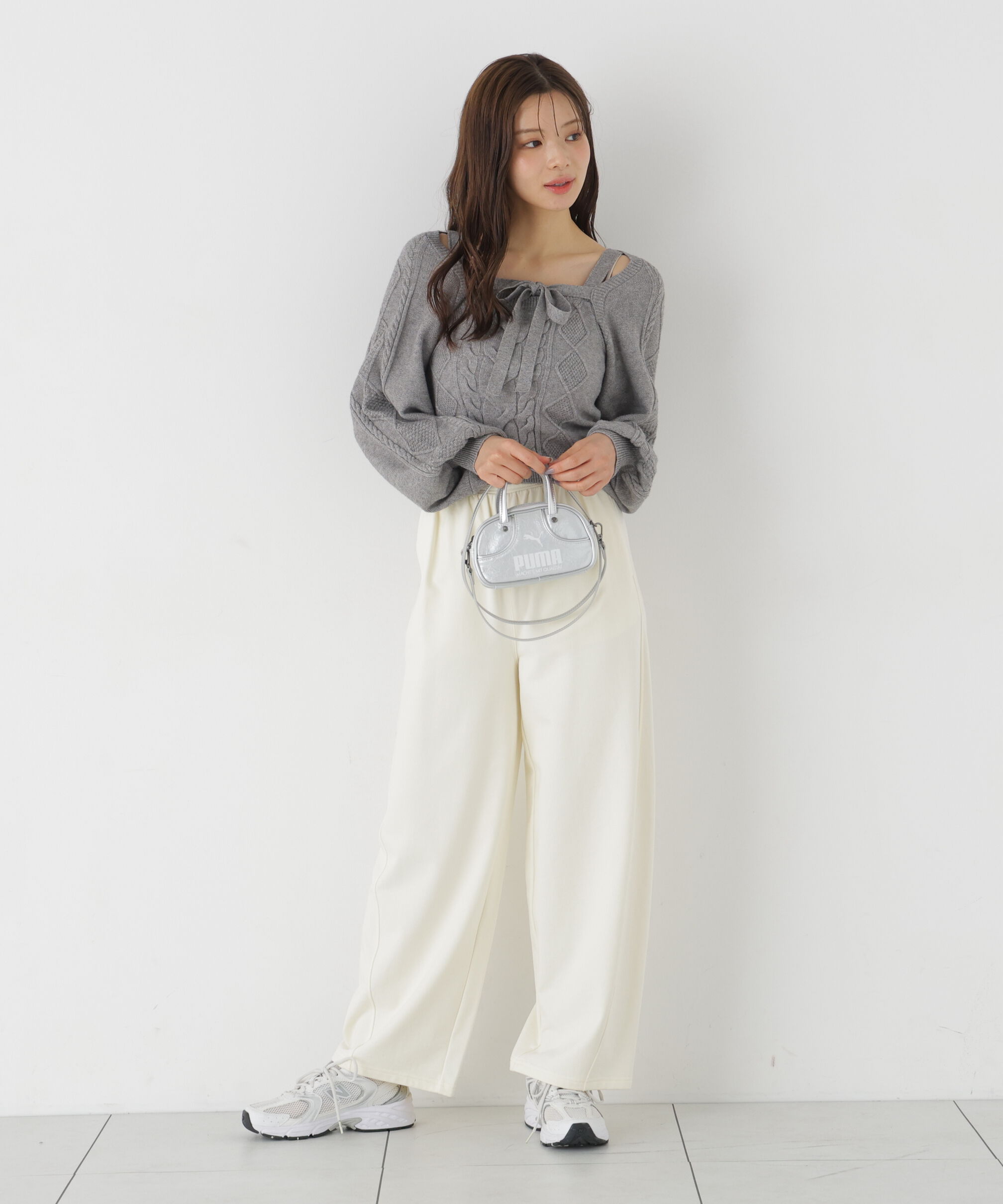 PROPORTION BODY DRESSING「＜加藤栞さん着用＞＜EDIT COLOGNE＞ケーブルニットSET UP」|ニット・セーター|