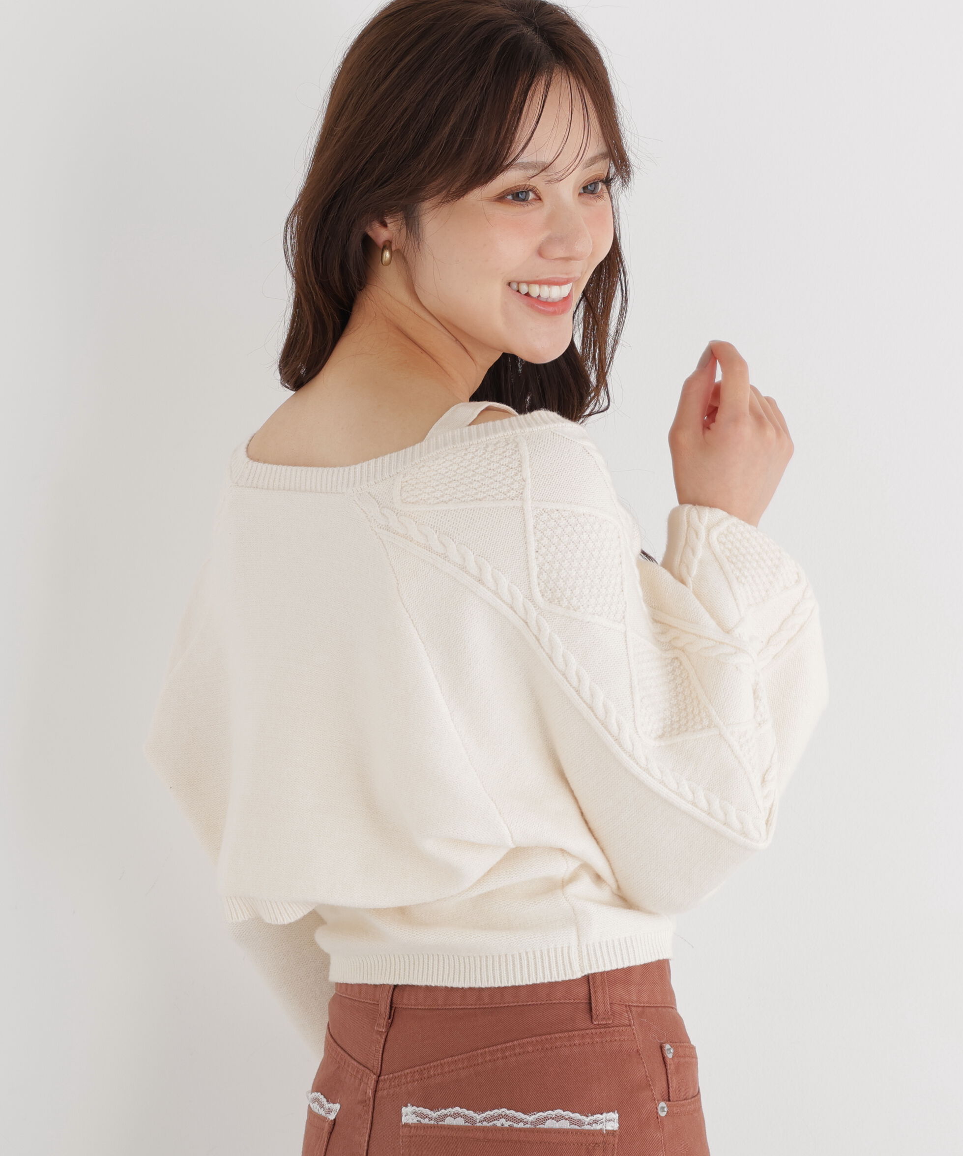 PROPORTION BODY DRESSING「＜加藤栞さん着用＞＜EDIT COLOGNE＞ケーブルニットSET UP」|ニット・セーター|