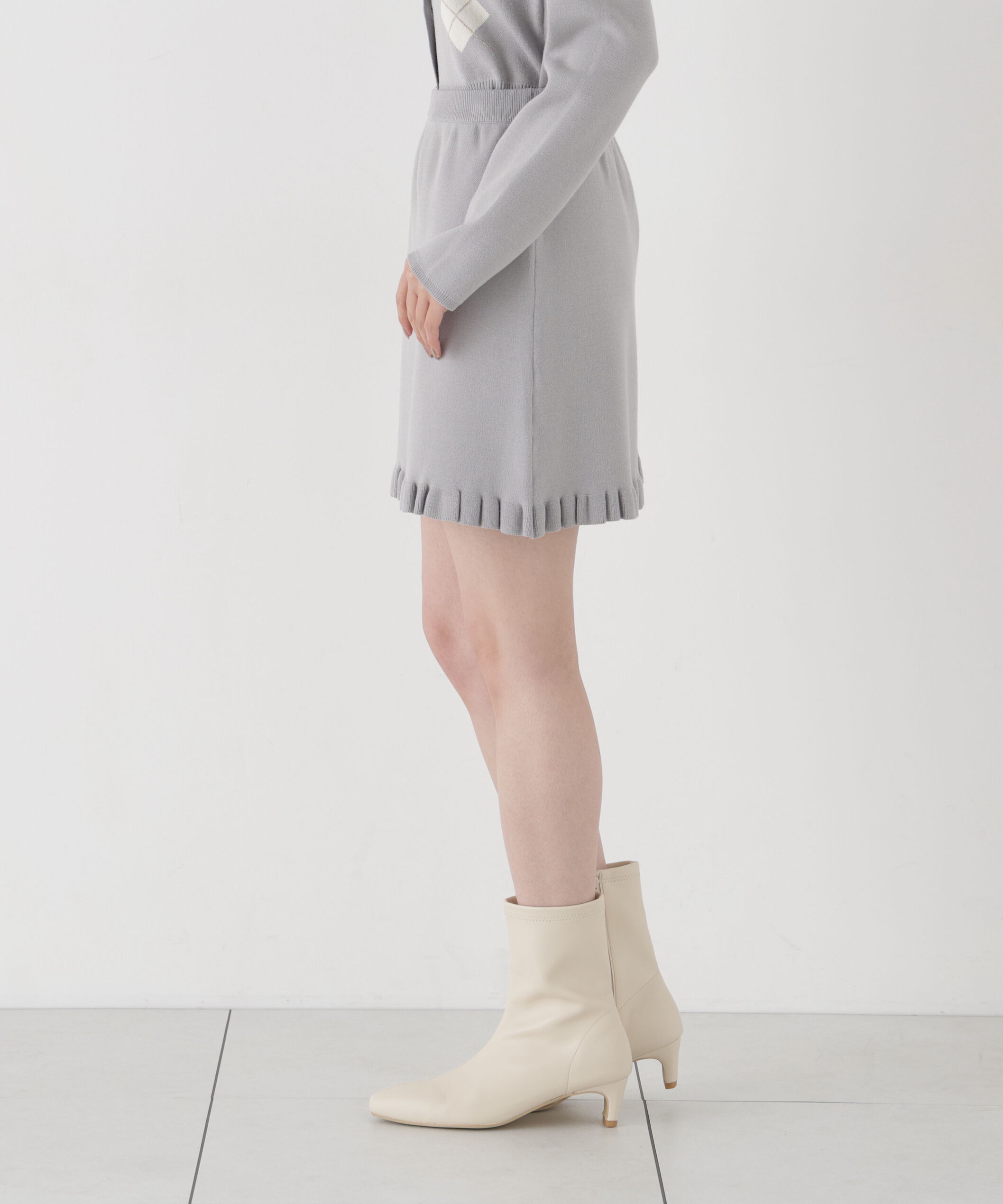 PROPORTION BODY DRESSING「＜EDIT COLOGNE＞アーガイルニットセットアップ」|ワンピース|