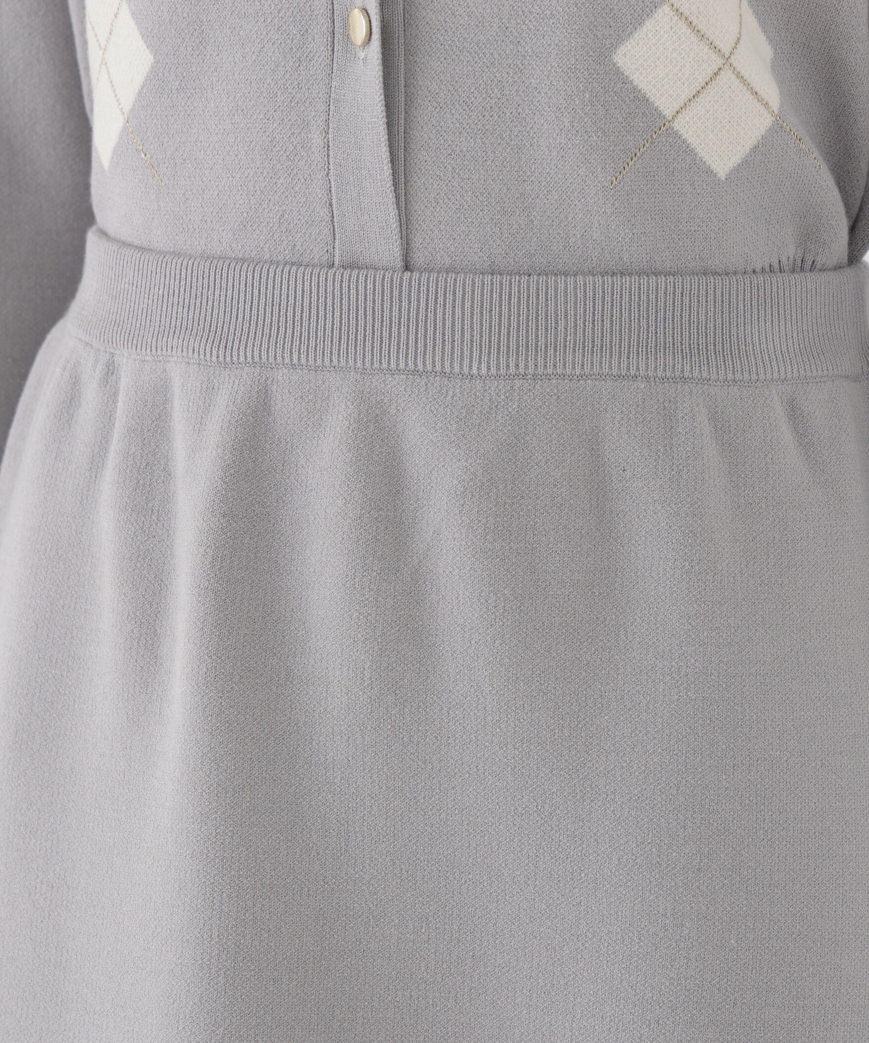 PROPORTION BODY DRESSING「＜EDIT COLOGNE＞アーガイルニットセットアップ」|ワンピース|