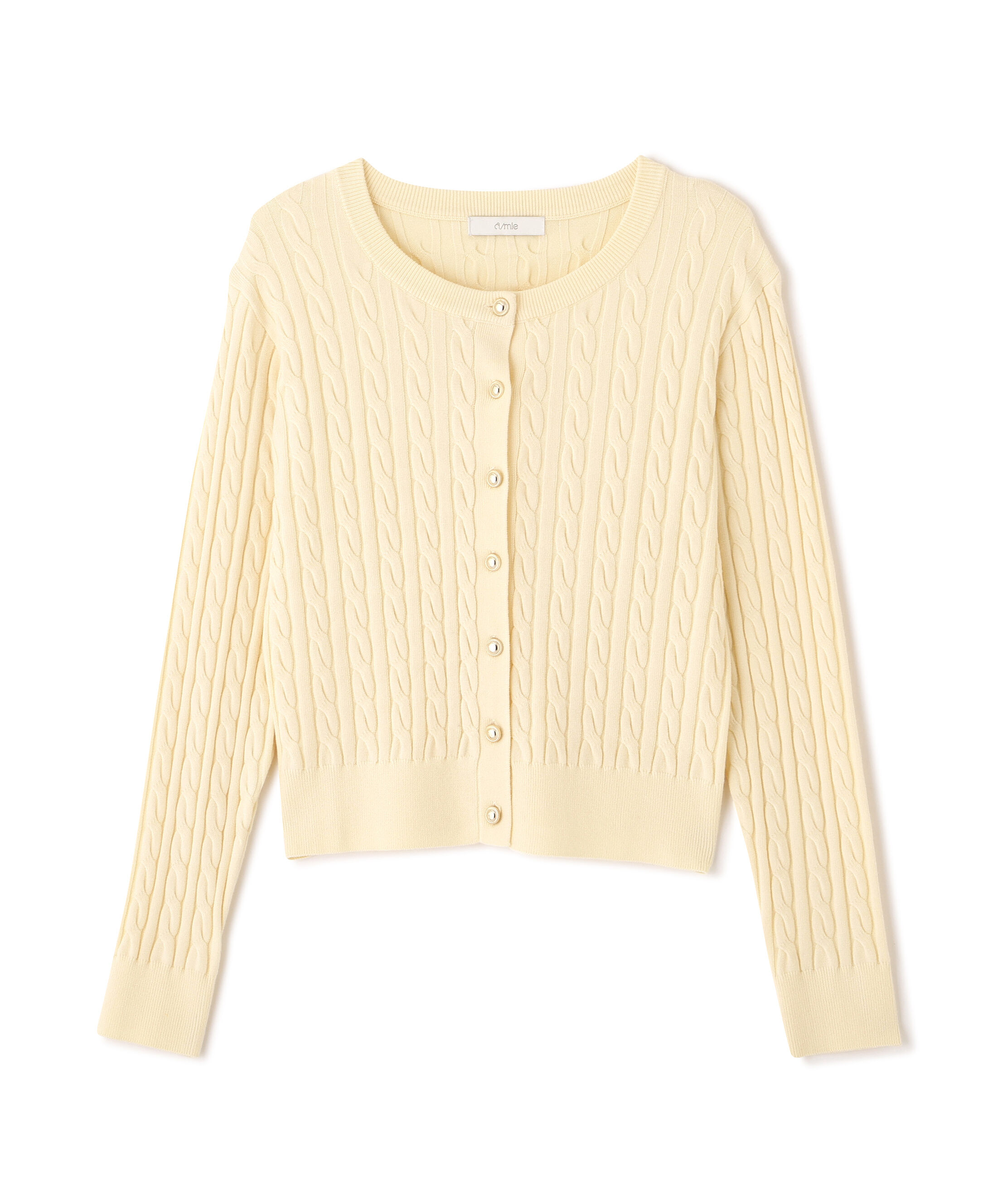 PROPORTION BODY DRESSING「＜加藤栞さん着用＞＜a/mie＞ケーブルニットカーディガン」|カーディガン|