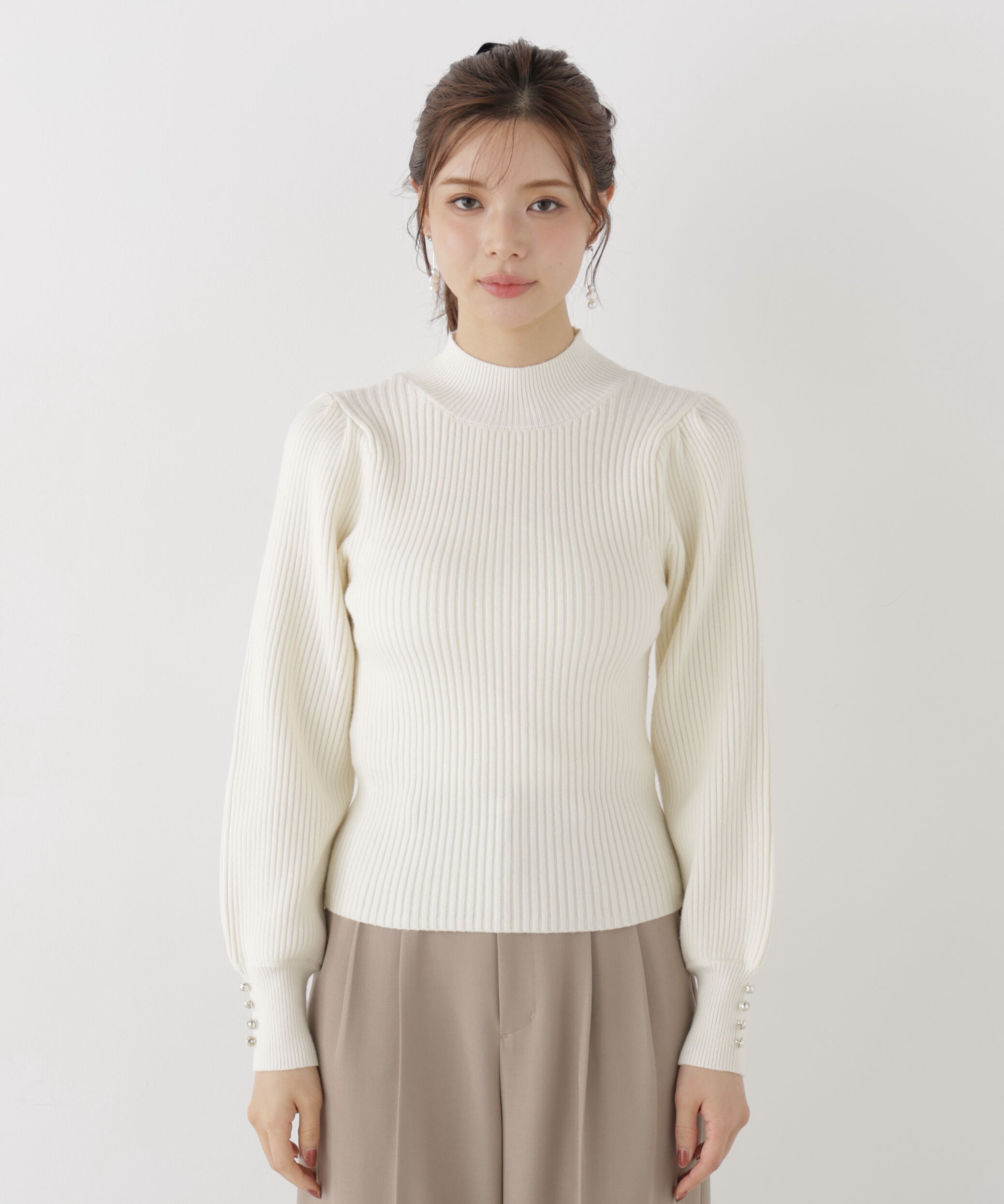 PROPORTION BODY DRESSING「ボリュームタートルニット 26AW」|ニット・セーター|