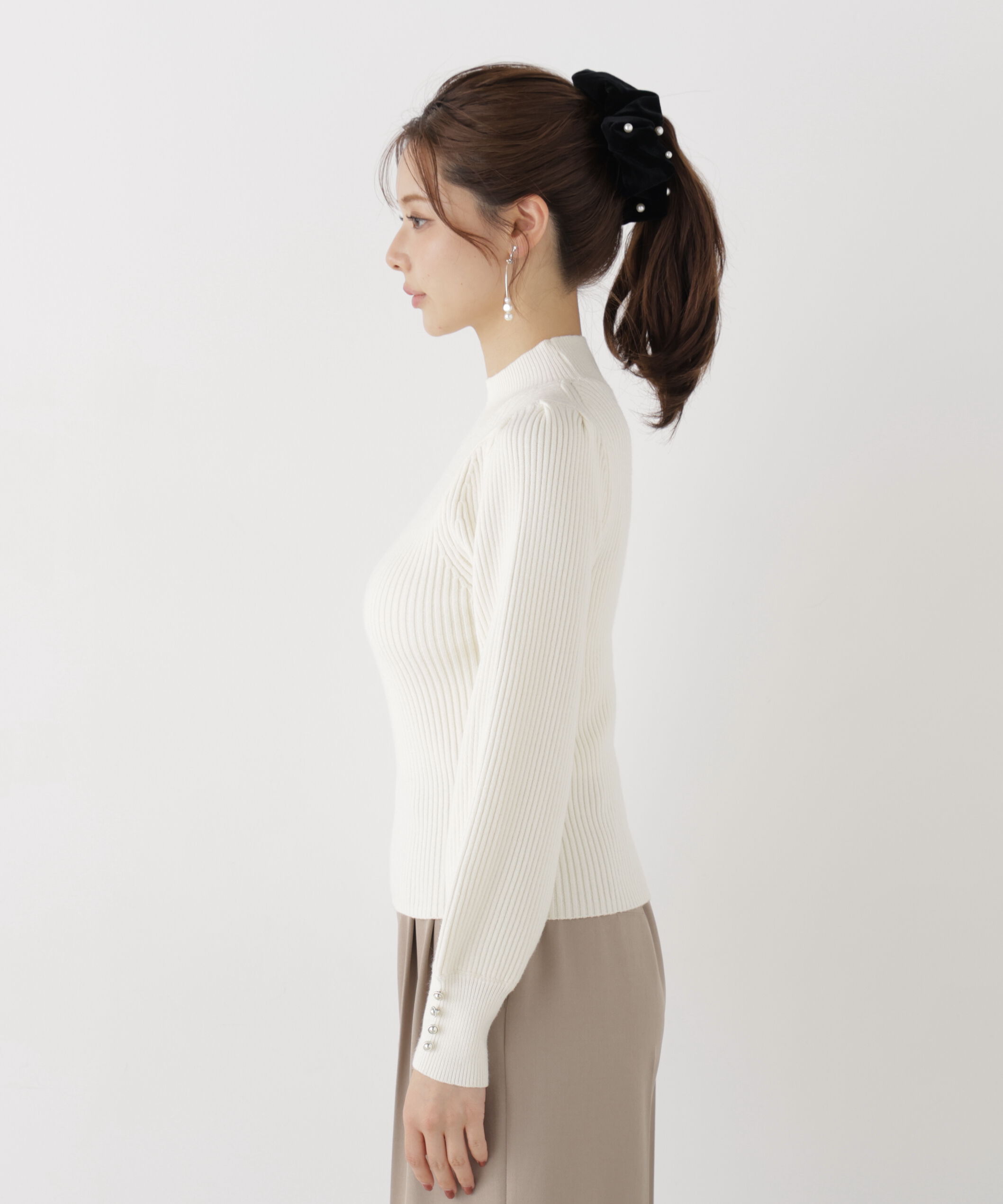 PROPORTION BODY DRESSING「ボリュームタートルニット 26AW」|ニット・セーター|
