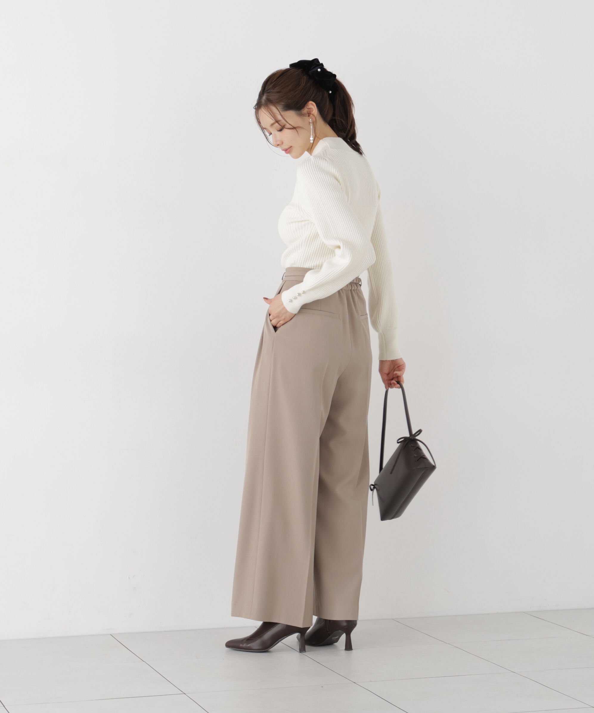 PROPORTION BODY DRESSING「ボリュームタートルニット 26AW」|ニット・セーター|