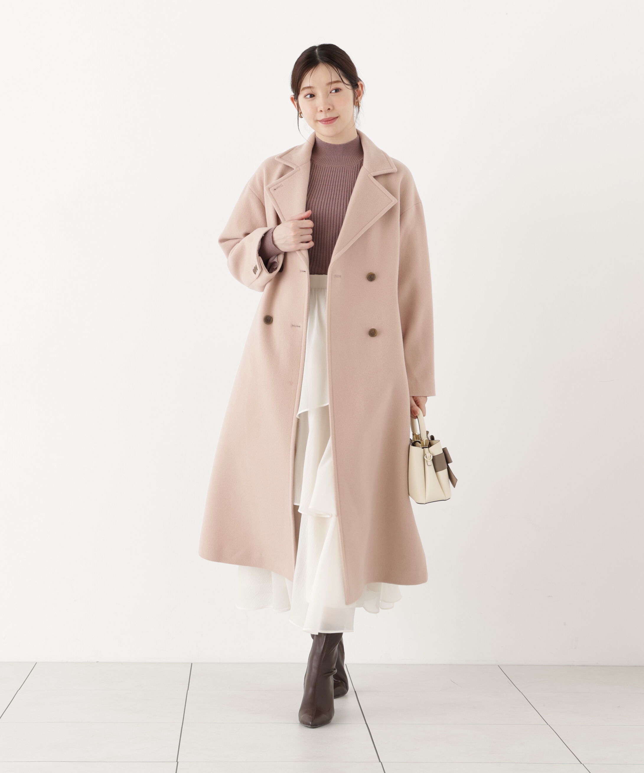 PROPORTION BODY DRESSING「ボリュームタートルニット 26AW」|ニット・セーター|