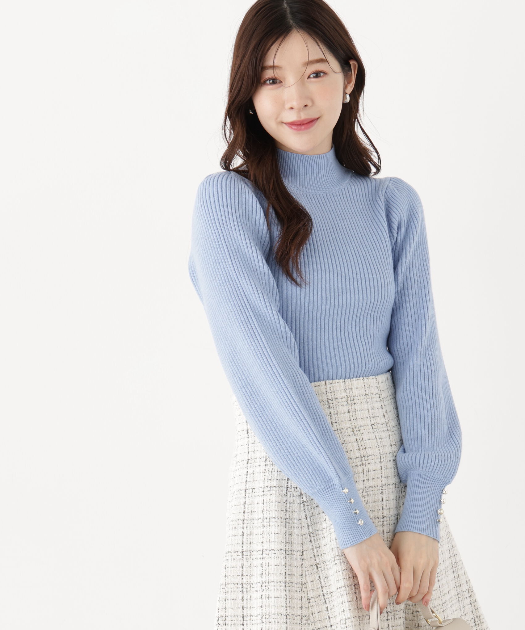 PROPORTION BODY DRESSING「ボリュームタートルニット 26AW」|ニット・セーター|