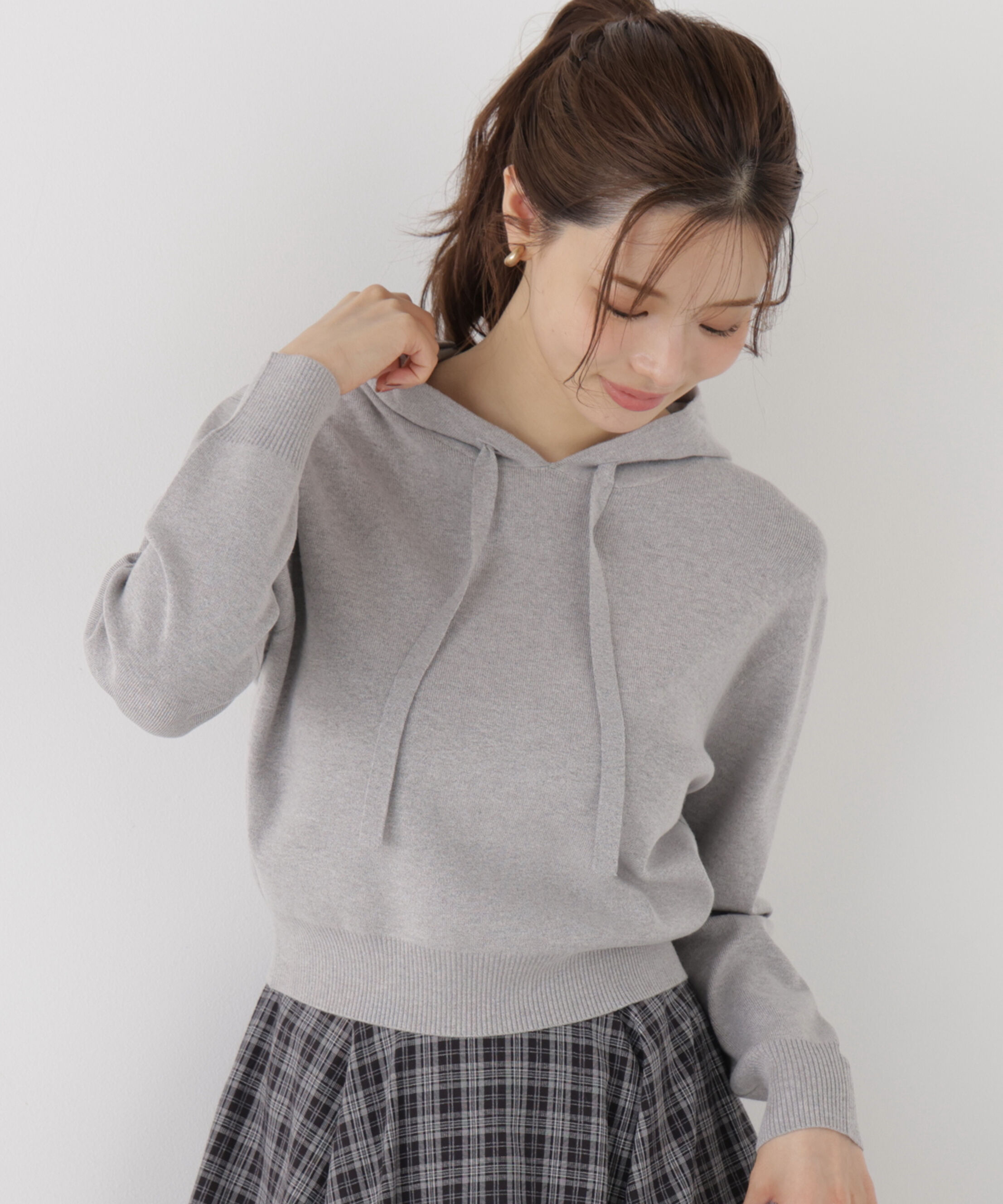 PROPORTION BODY DRESSING「フーディーニット」|ニット・セーター|