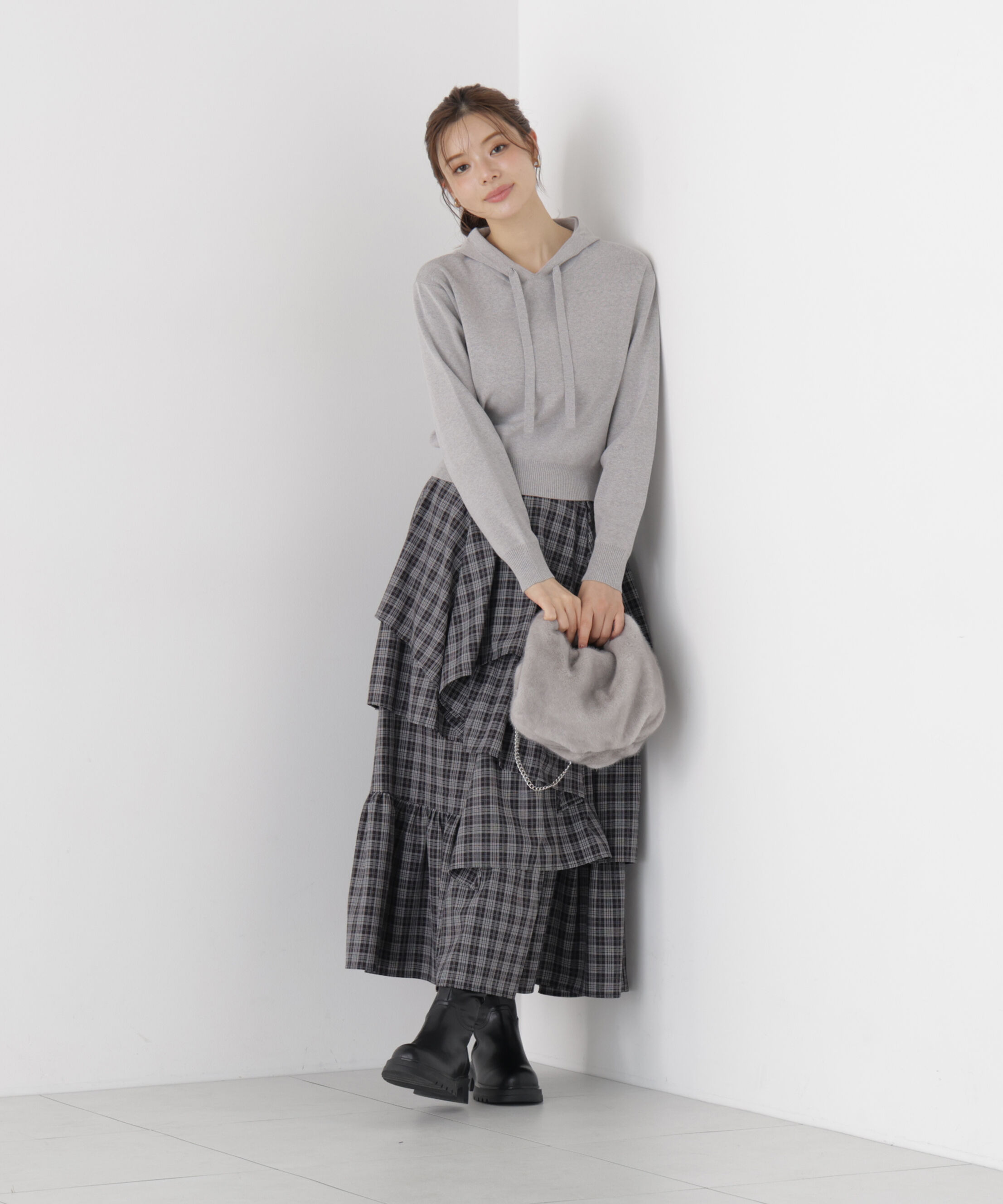 PROPORTION BODY DRESSING「フーディーニット」|ニット・セーター|