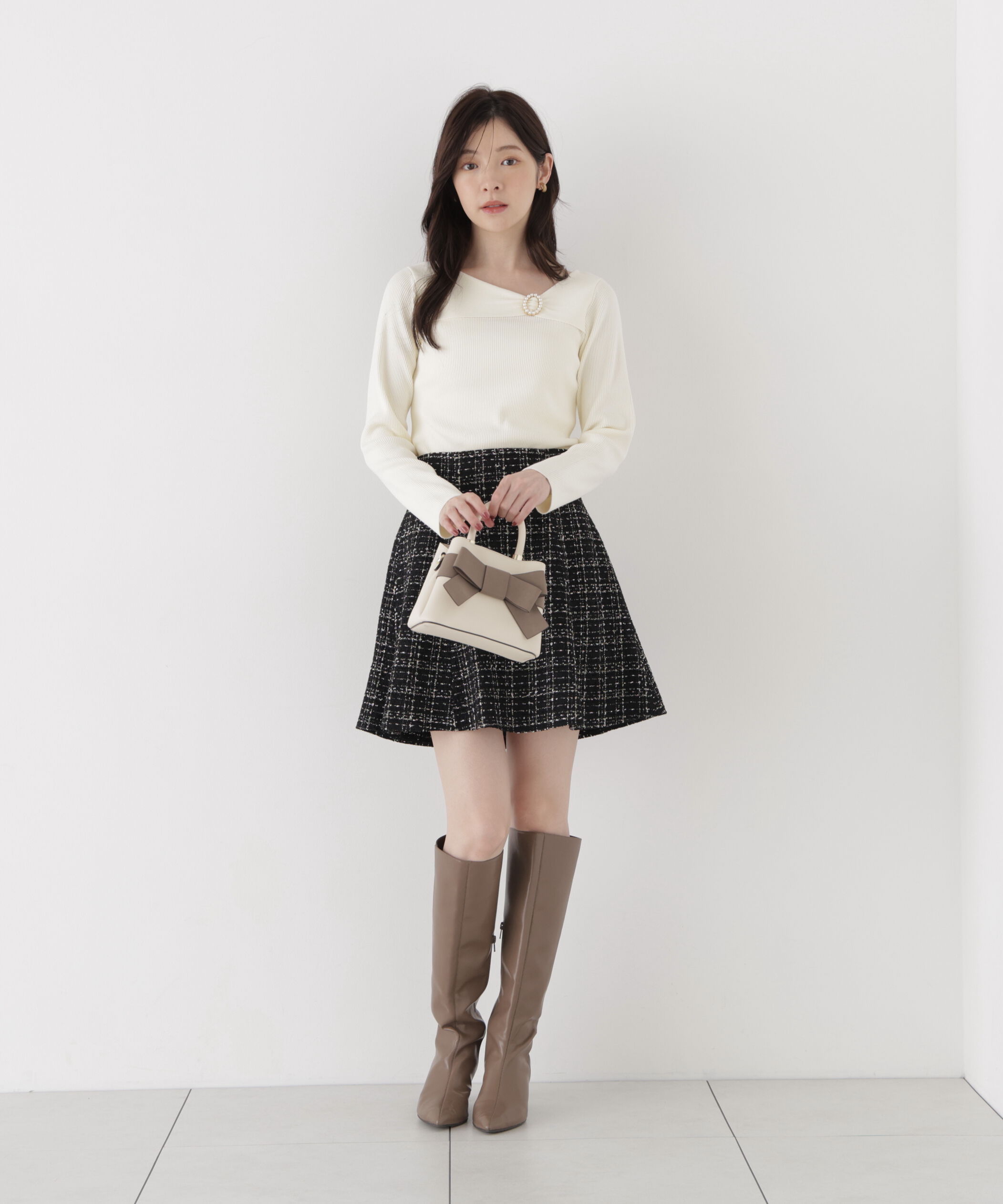PROPORTION BODY DRESSING「アシメリブニット」|ニット・セーター|