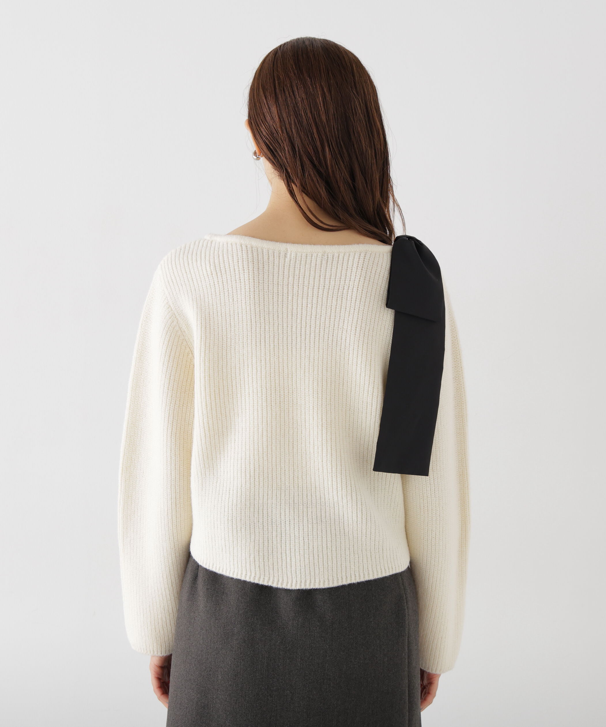 PROPORTION BODY DRESSING「2wayアシメリボンゆるニット」|ニット・セーター|