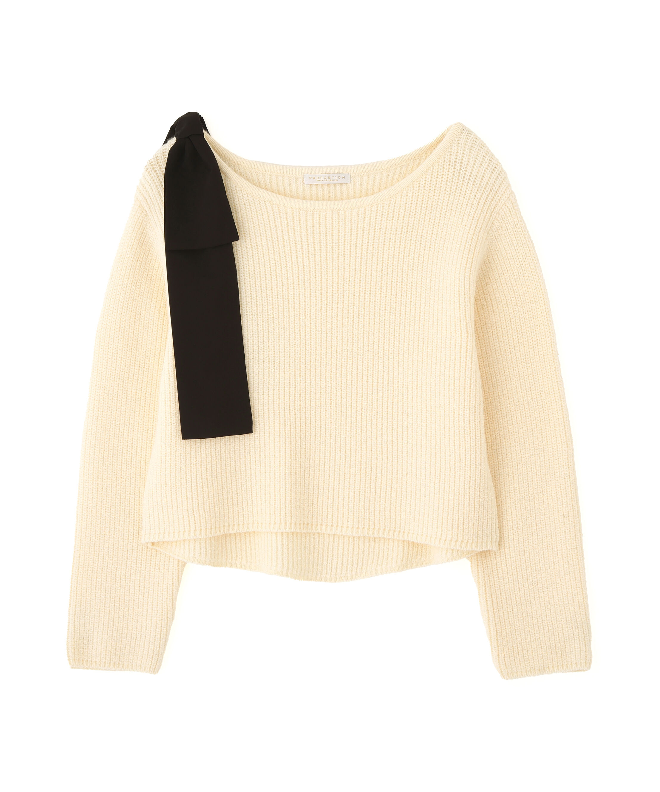 PROPORTION BODY DRESSING「2wayアシメリボンゆるニット」|ニット・セーター|