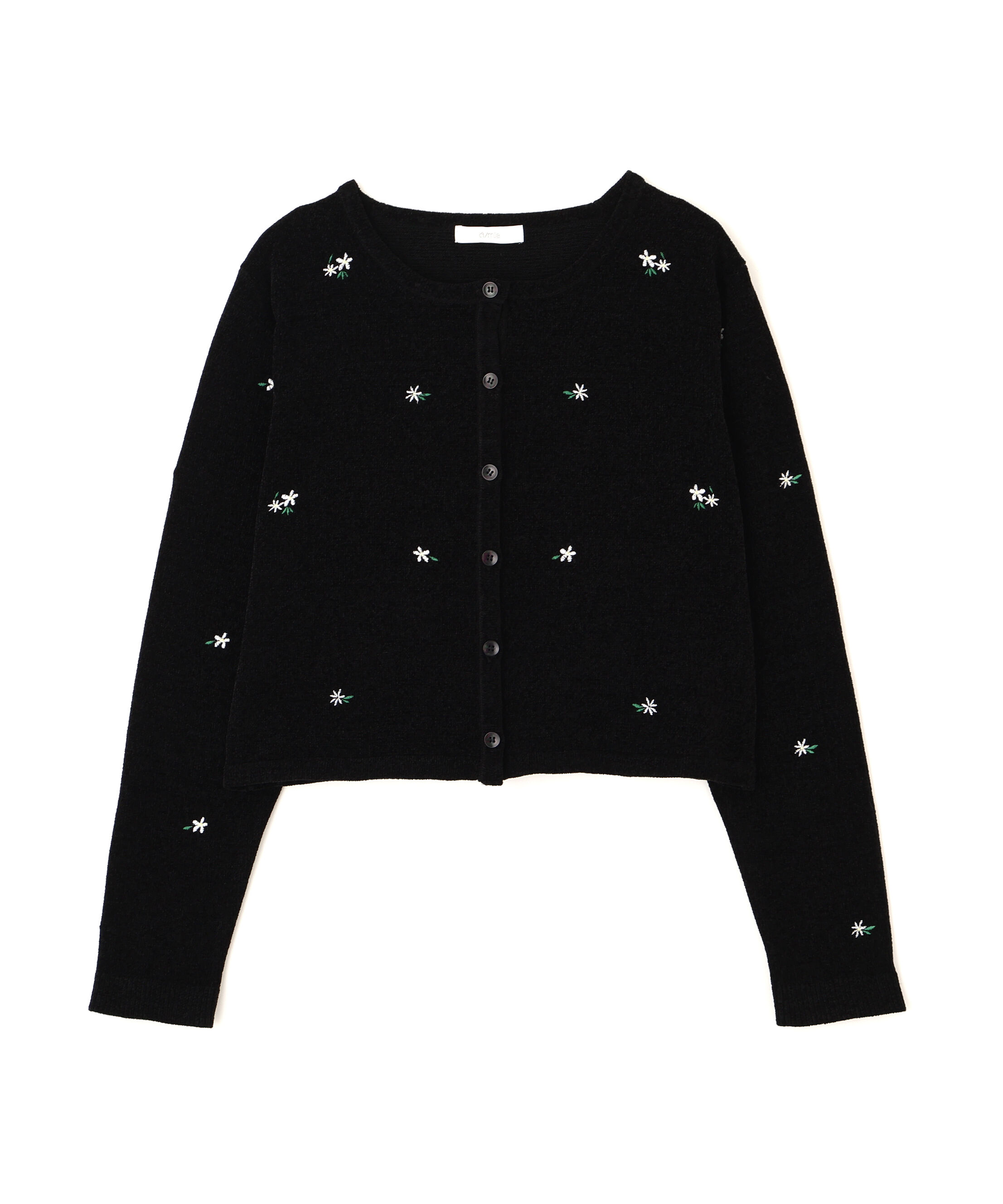 PROPORTION BODY DRESSING「＜a/mie＞エンブロイダリーモールカーディガン 26AW」|カーディガン|