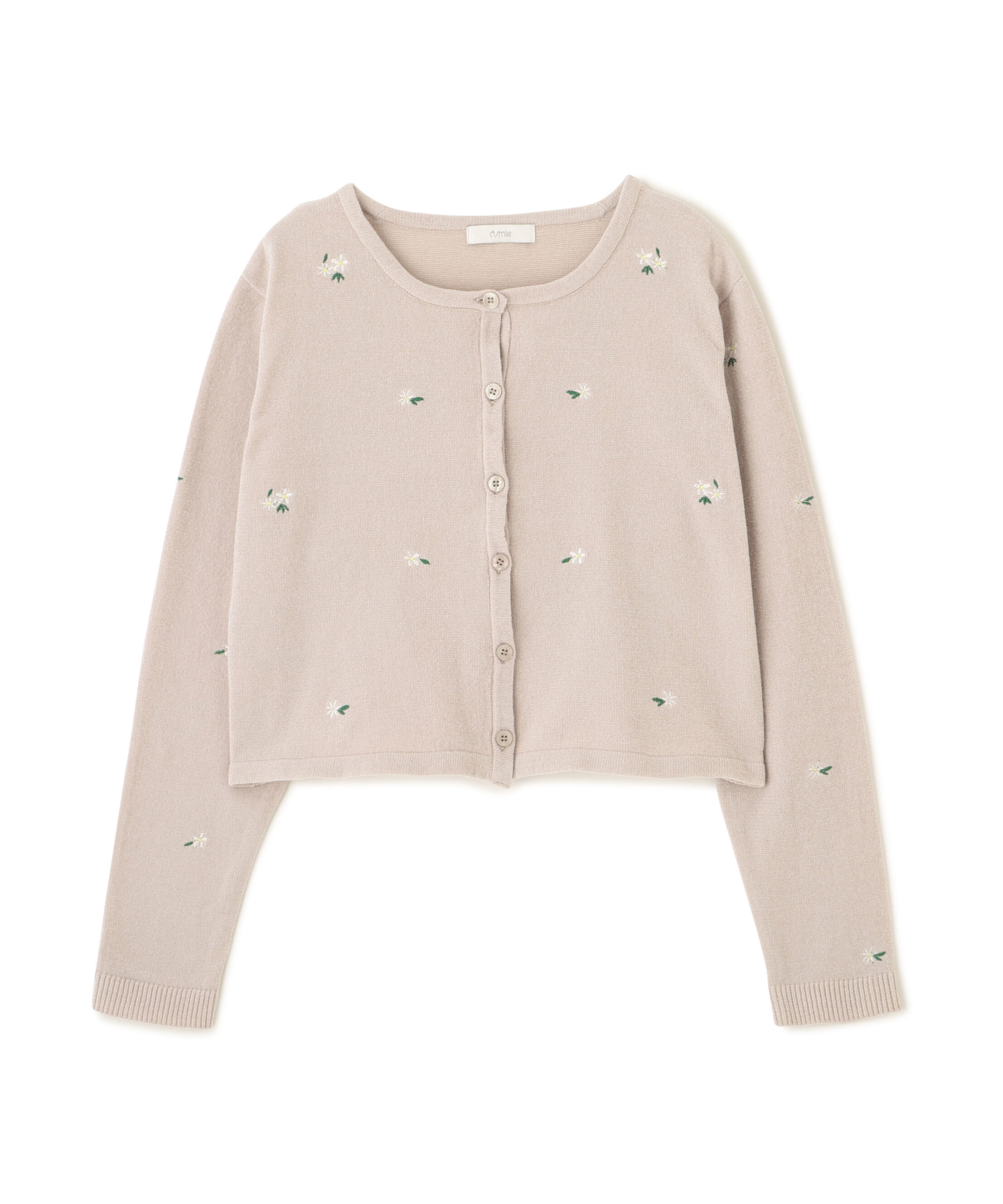 PROPORTION BODY DRESSING「＜a/mie＞エンブロイダリーモールカーディガン 26AW」|カーディガン|