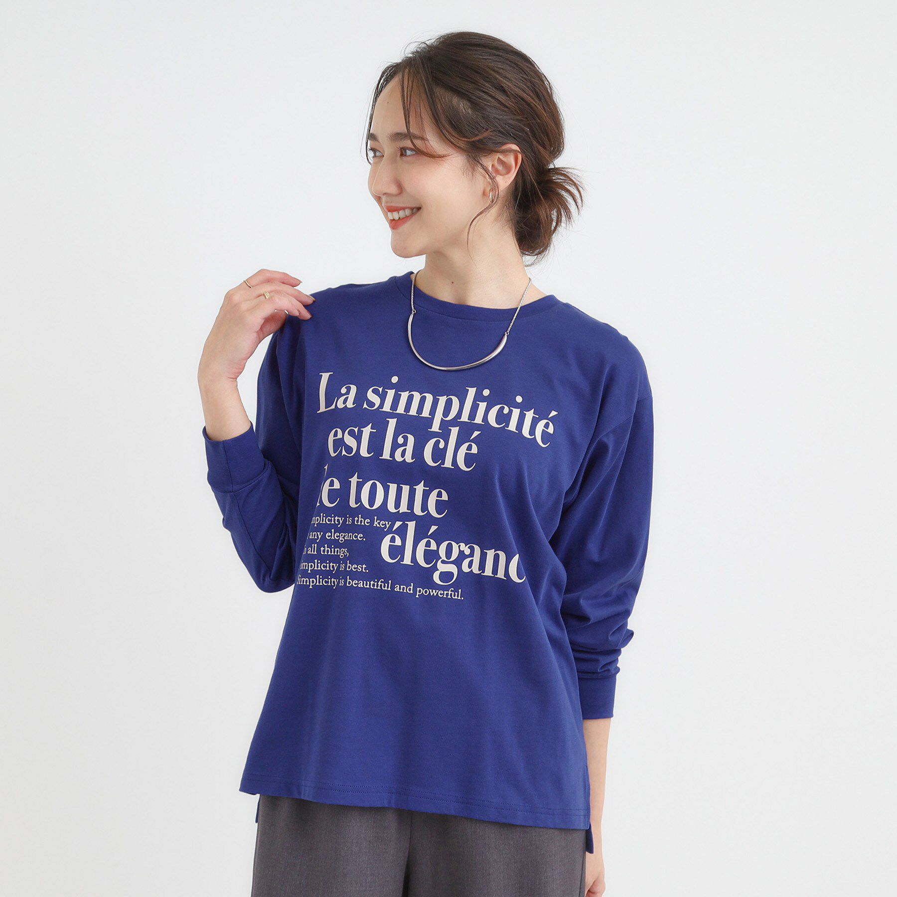 SHOO･LA･RUE「グラフィックアソート ベーシックロンT」|Tシャツ・カットソー|