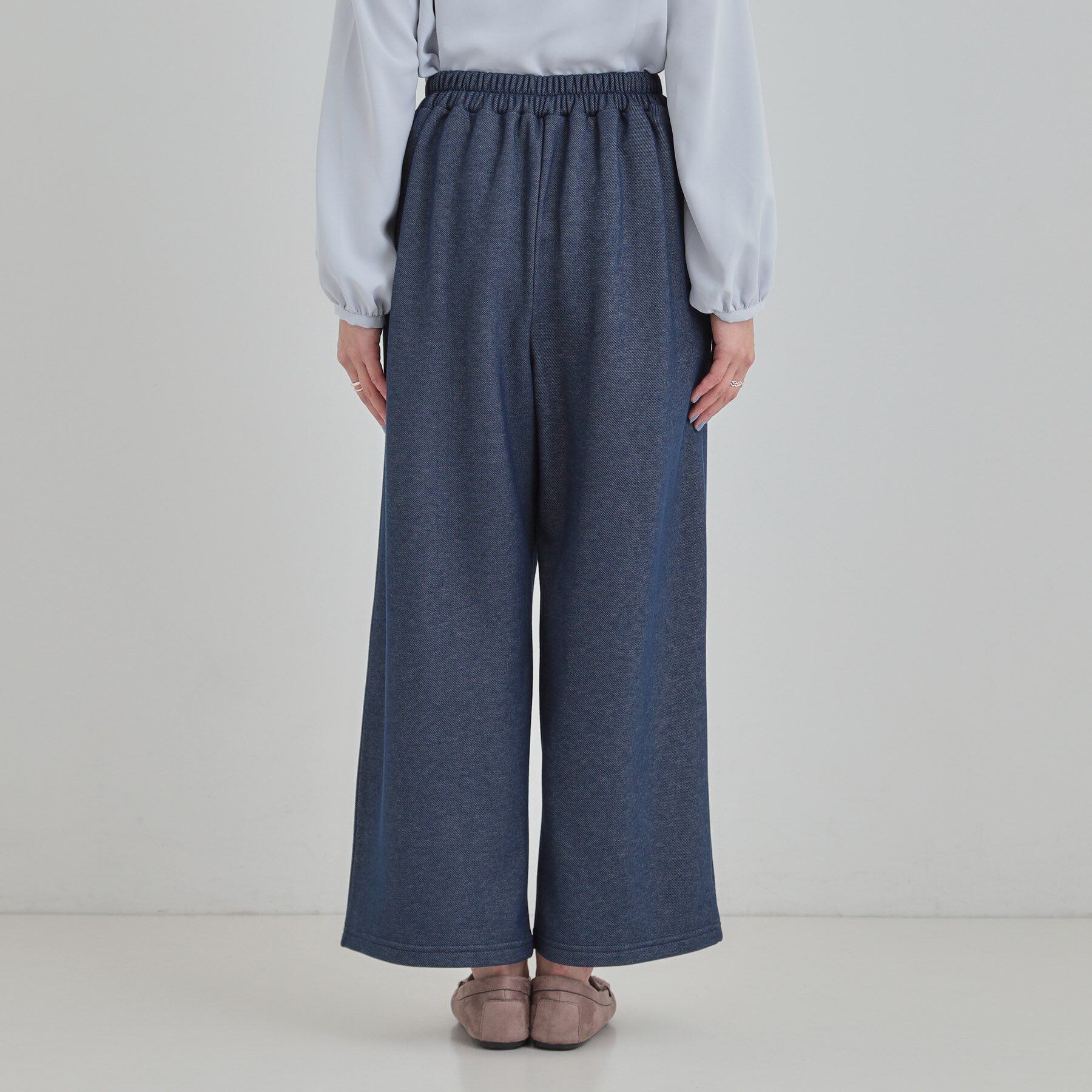 SHOO･LA･RUE「【高レビュー】デニム見え 裏起毛ワイドパンツ」|その他|