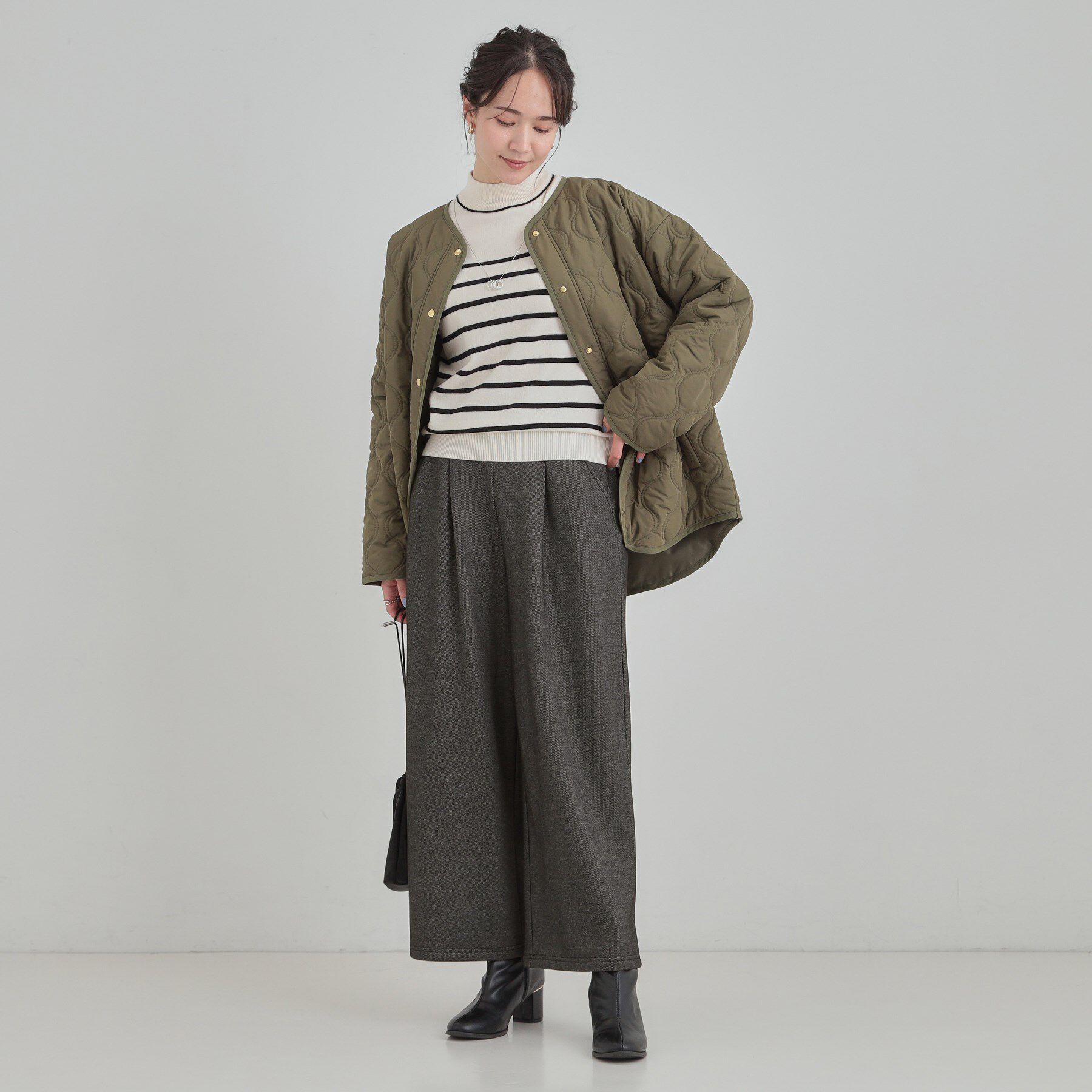 SHOO･LA･RUE「【高レビュー】デニム見え 裏起毛ワイドパンツ」|その他|