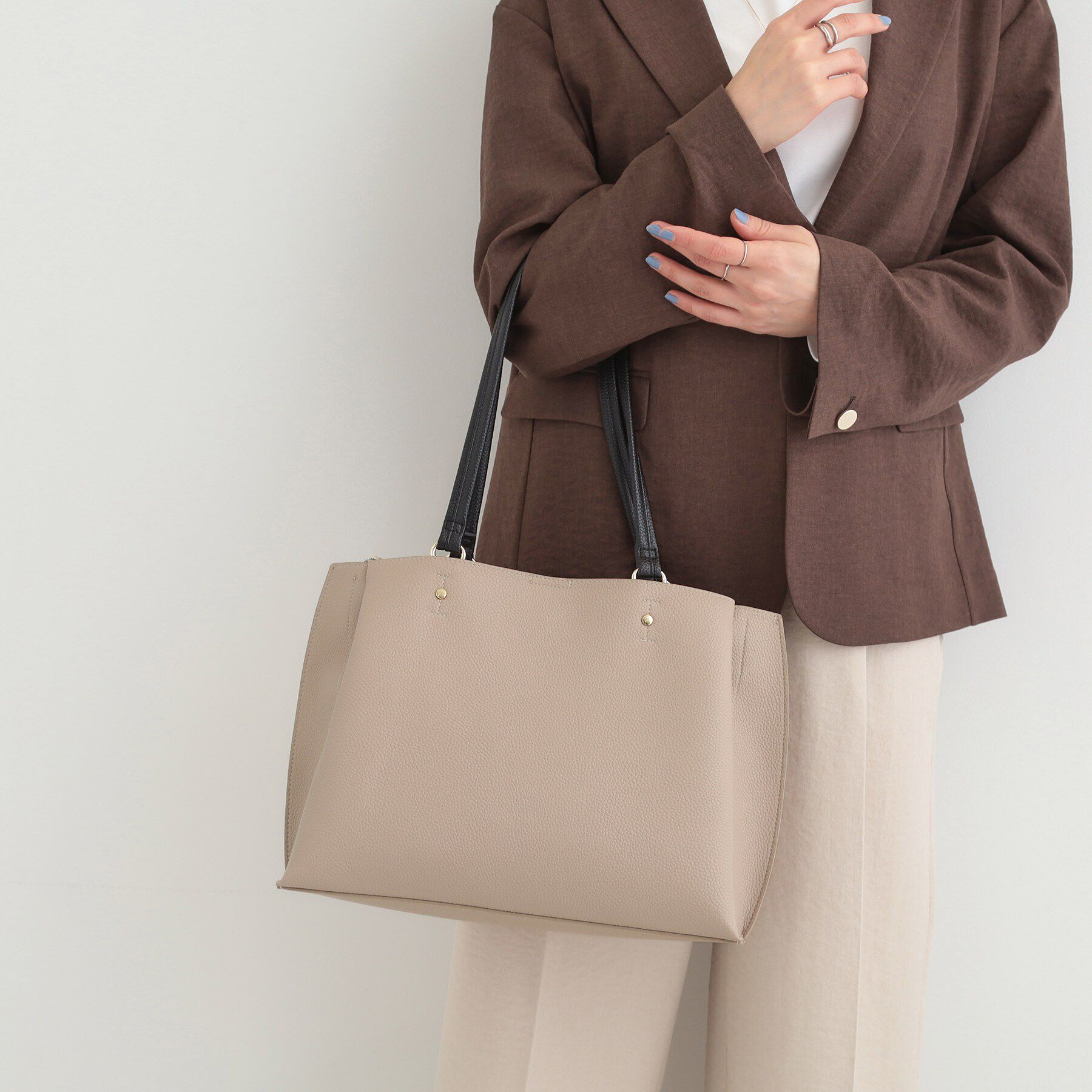 SHOO･LA･RUE「【軽量】ふわっと軽いトートバッグ【A4】」|トートバッグ|