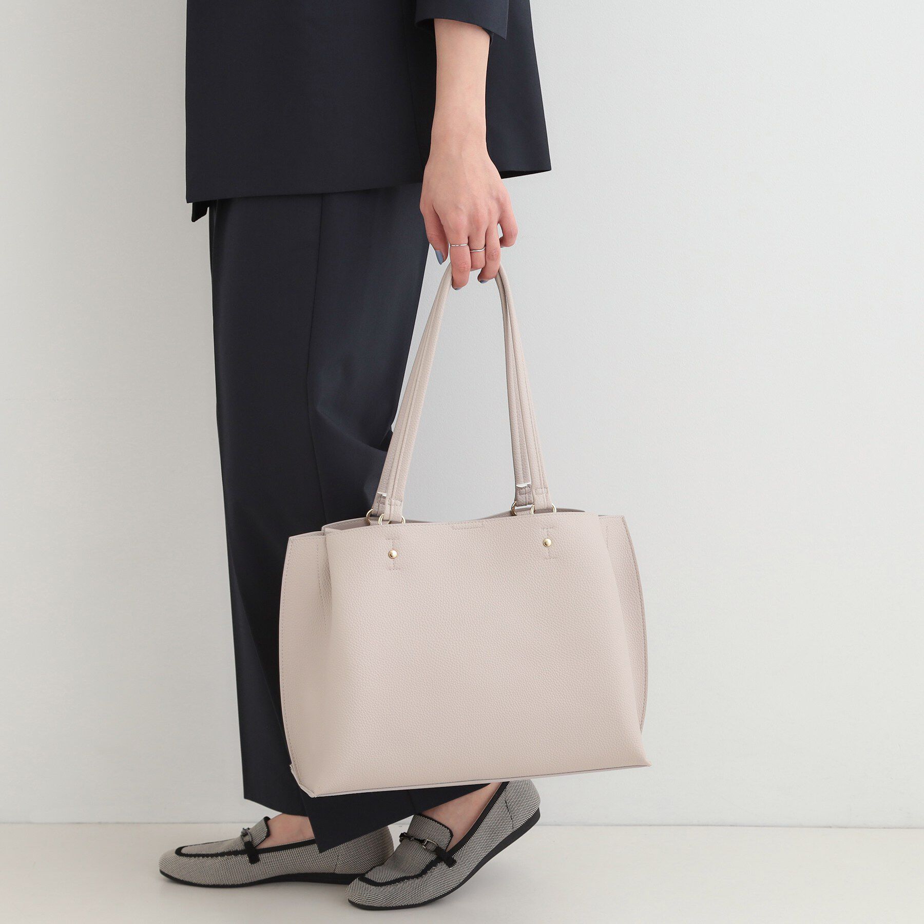SHOO･LA･RUE「【軽量】ふわっと軽いトートバッグ【A4】」|トートバッグ|