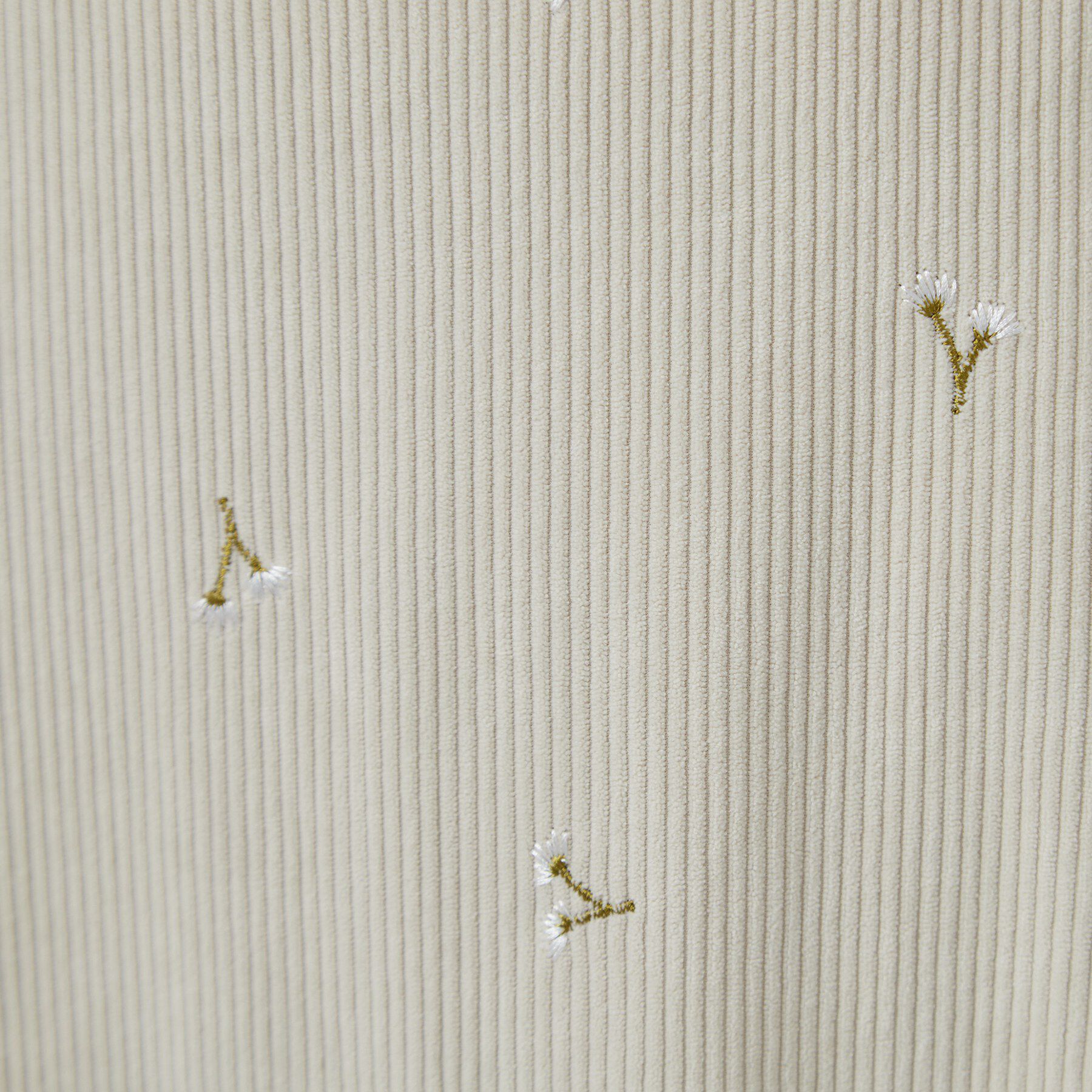 SHOO･LA･RUE「【洗濯機可/S-LL】花柄刺繍コーデュロイナロースカート」|スカート|