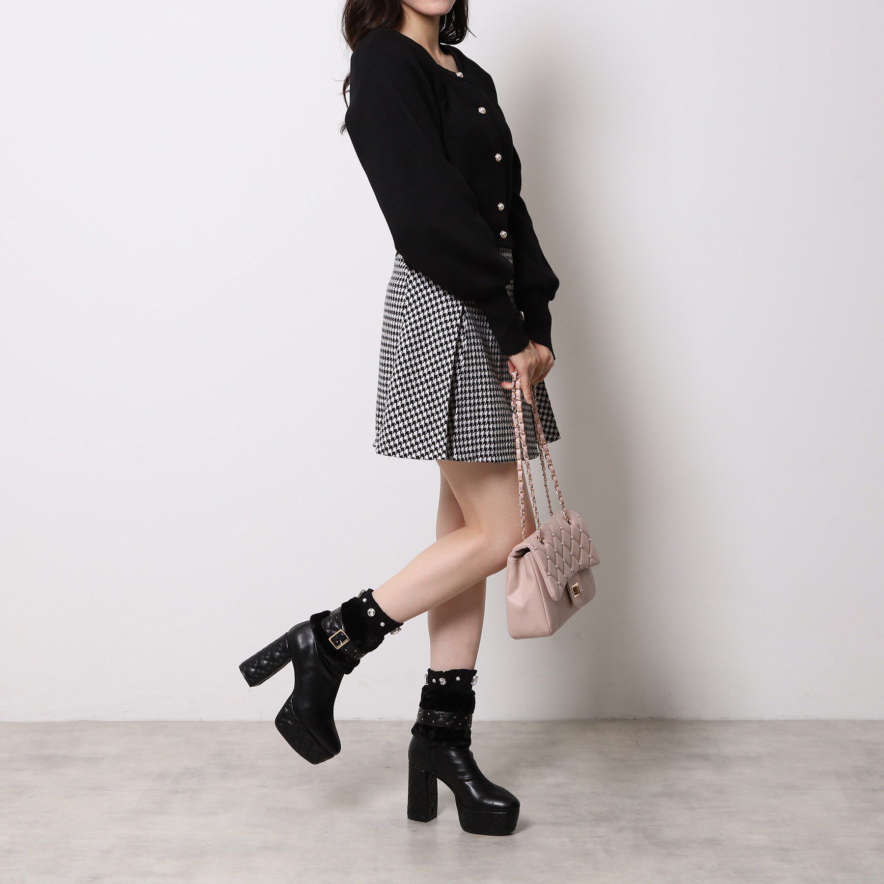 ESPERANZA「【ラク盛り／ショートブーツ】リピーター続出／脚長美脚 マルチWAYショートブーツ」|ショートブーツ|