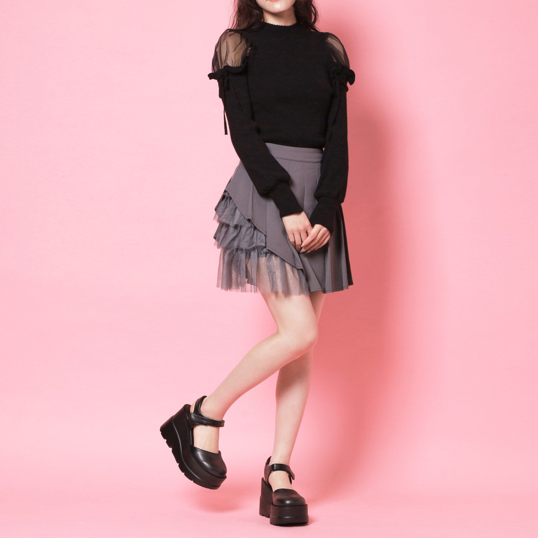 csT&P「厚底ストラップパンプス」|パンプス|