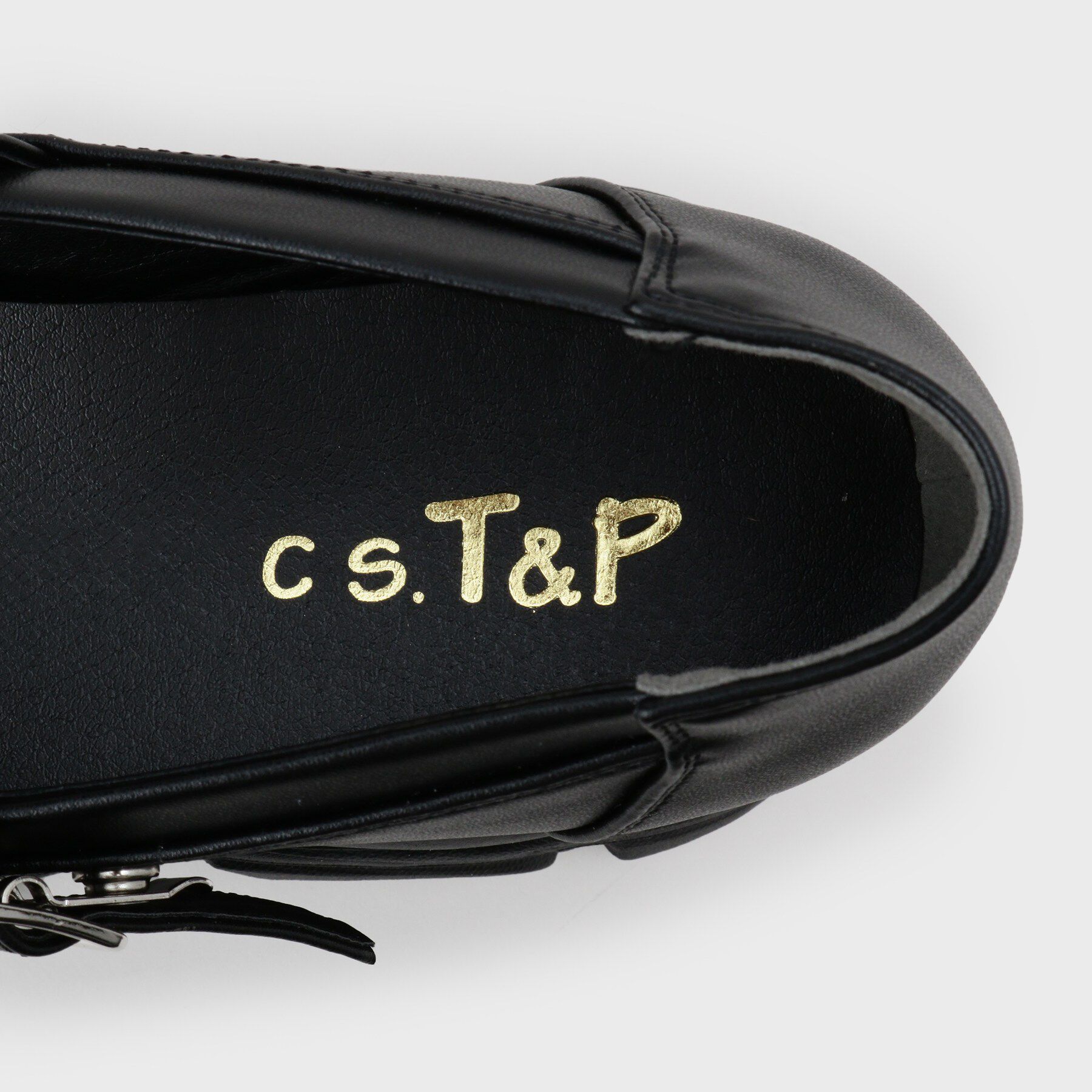 csT&P「厚底ストラップリボンパンプス」|パンプス|