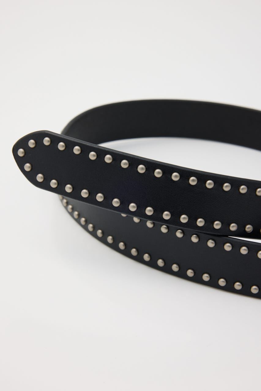 MOUSSY「SMALL STUDS LEATHER ベルト」|ベルト|