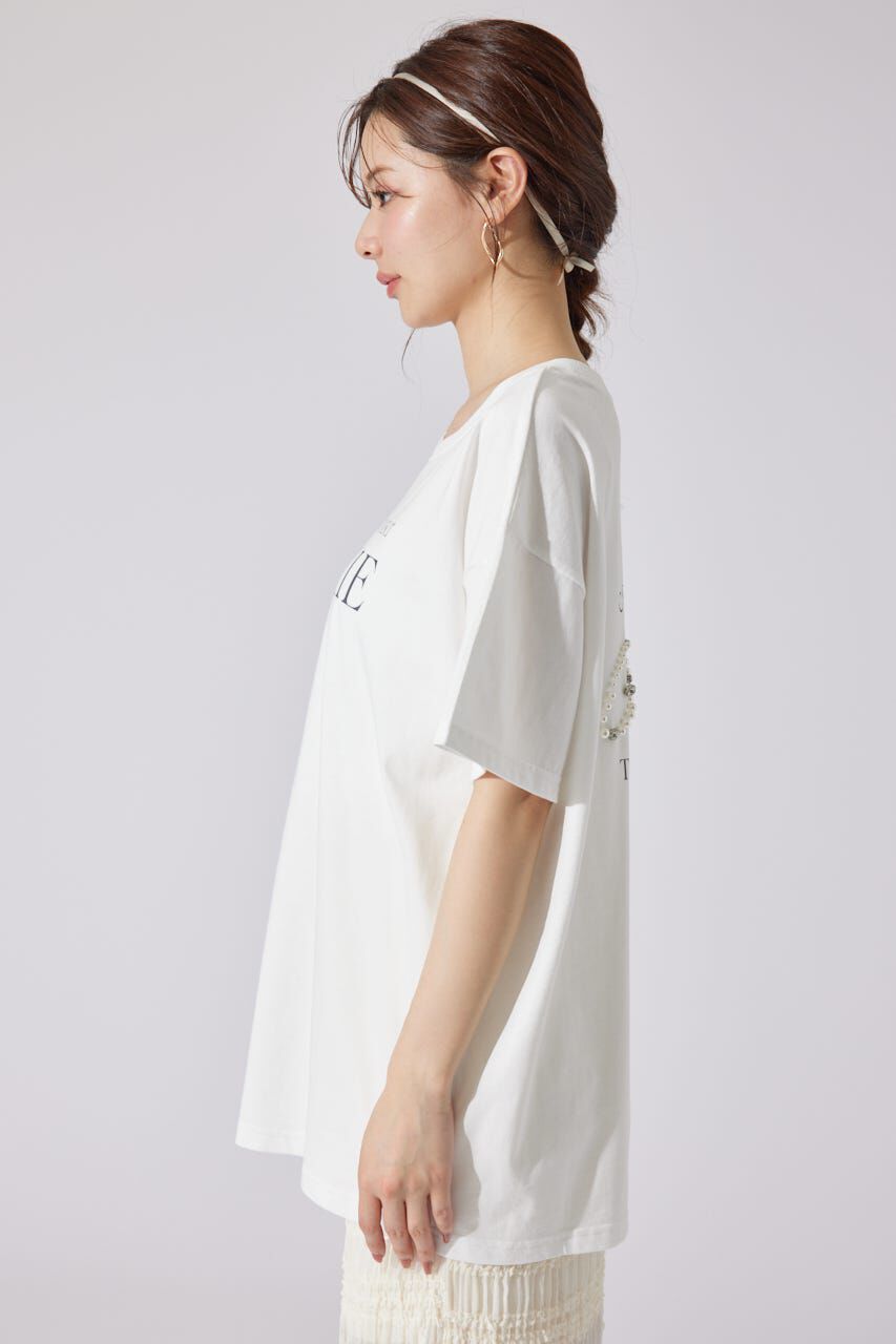rienda「パールロゴビッグTシャツ」|Tシャツ・カットソー|