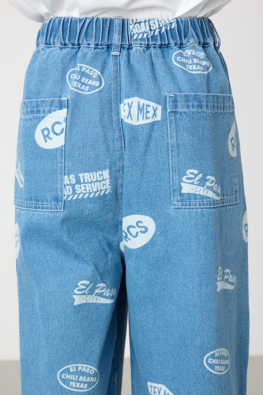 RODEO CROWNS「スタンプデニムパンツ」|デニム|