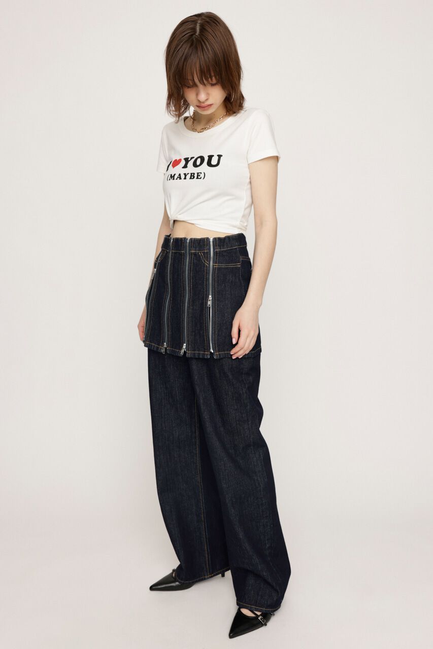 SLY「HinaYoshiharaxSLY L／W DENIM パンツ」|デニム|