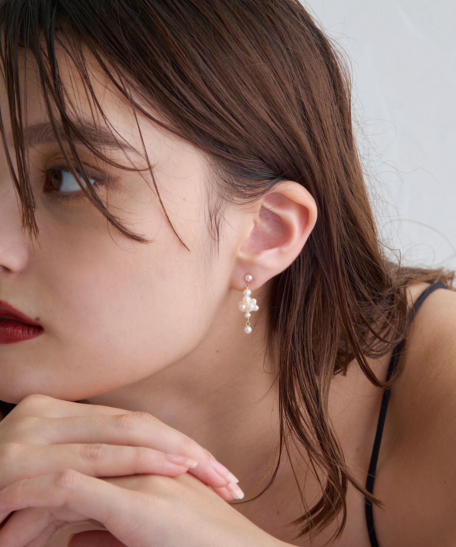JUPITER「【K10】フルーツパールピアス」|ピアス|