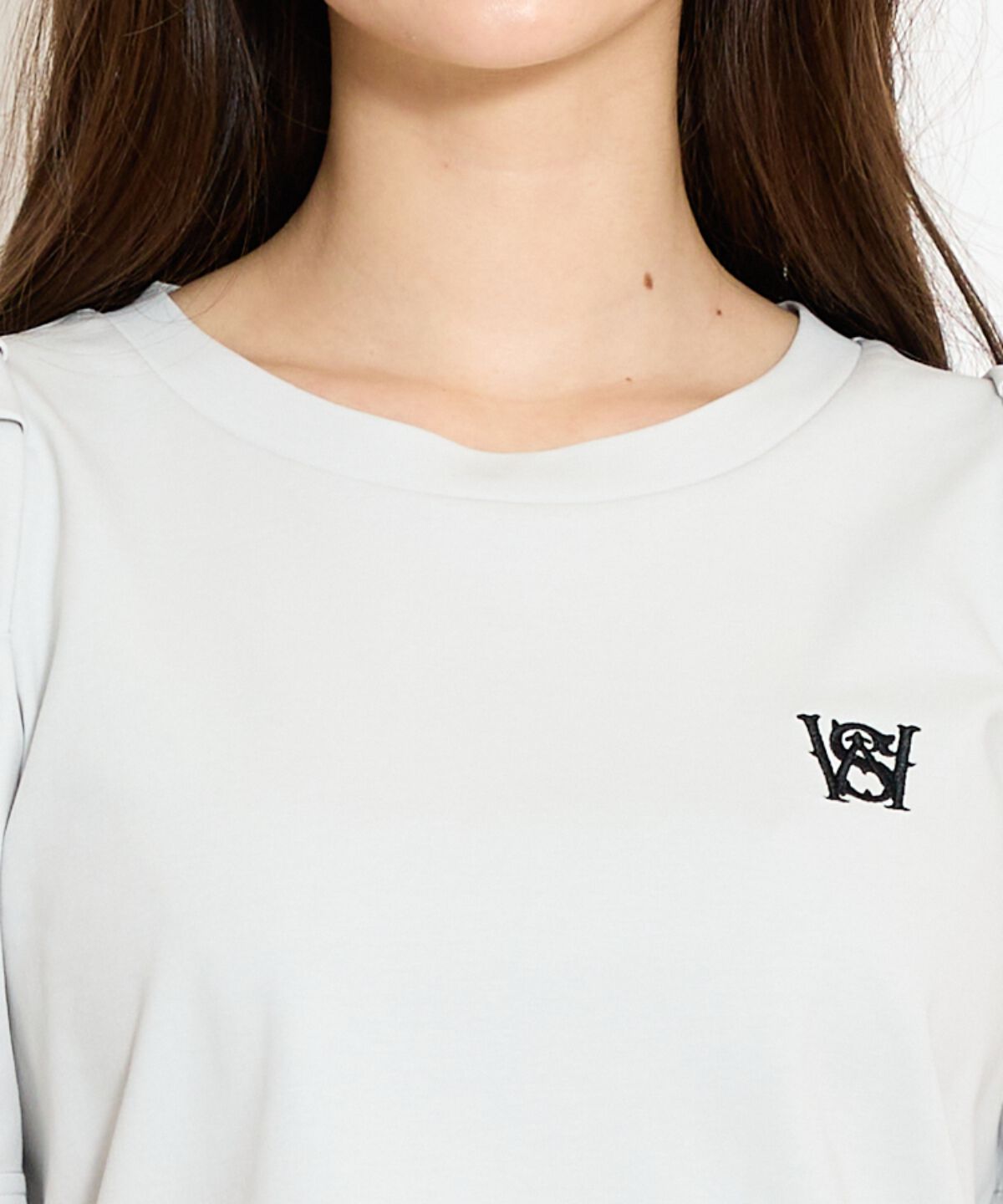 WILLSELECTION「ロゴ刺繍タックスリーブTシャツ」|Tシャツ・カットソー|