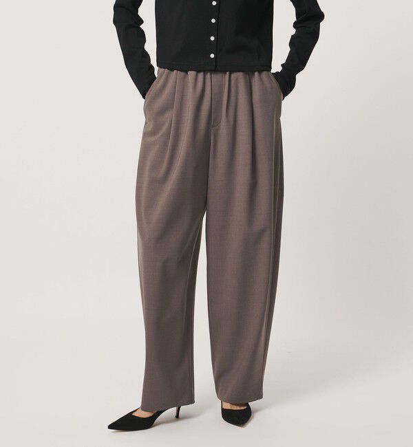 UNITED ARROWS「T/W バレルパンツ」|その他|DK.BROWN