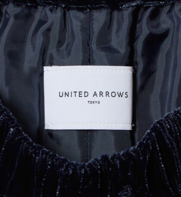 UNITED ARROWS「エンブロイダリー ベルベット イージーパンツ」|その他|
