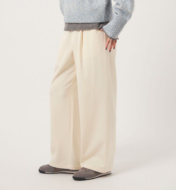 UNITED ARROWS green label relaxing「［size SHORT/TALLあり］オルマイ ウラキモウ ワイド パンツ ストレッチ 帯電防止」|その他|