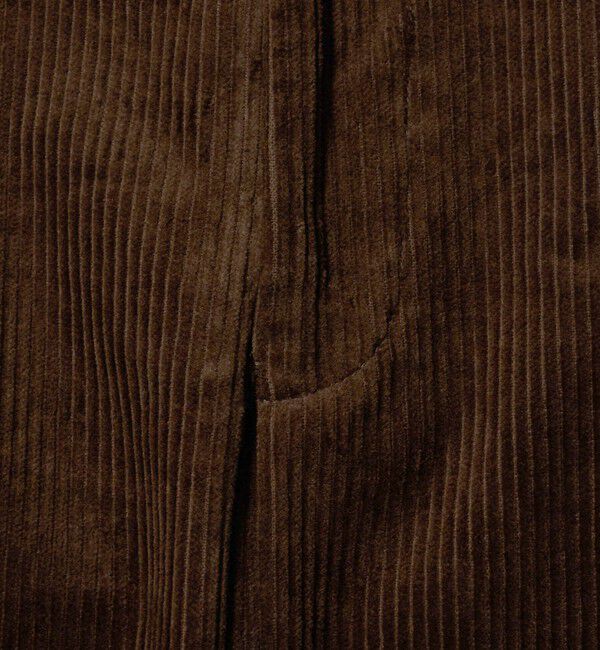 UNITED ARROWS green label relaxing「コットン ポリウレタン コーデュロイ 2プリーツ ワイド スラックス」|スラックス|