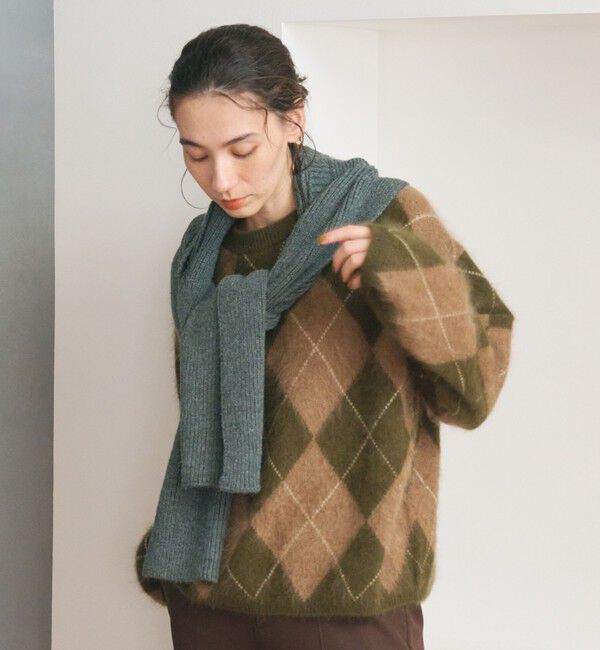 BEAUTY&YOUTH UNITED ARROWS「ニット フード マフラー」|マフラー|