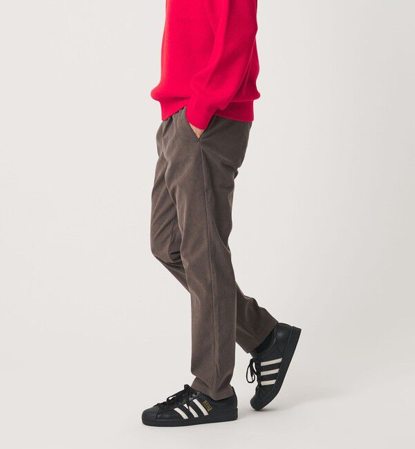 BEAUTY&YOUTH UNITED ARROWS「トリコット コーデュロイ 1プリーツ イージー パンツ NO.5 ヨコストレッチ」|チノ|MOCA