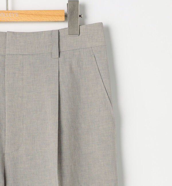 NOLLEY'S sophi「《セットアップ対応》ウォッシャブルブリーザブルシャンブレーセミワイドパンツ」|その他|